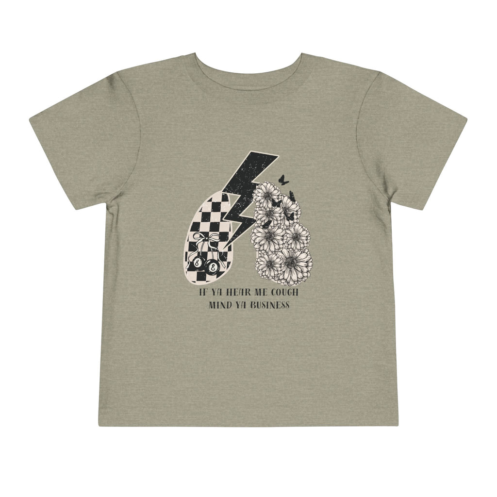 Toddler Tee Lungs Mind ya Business