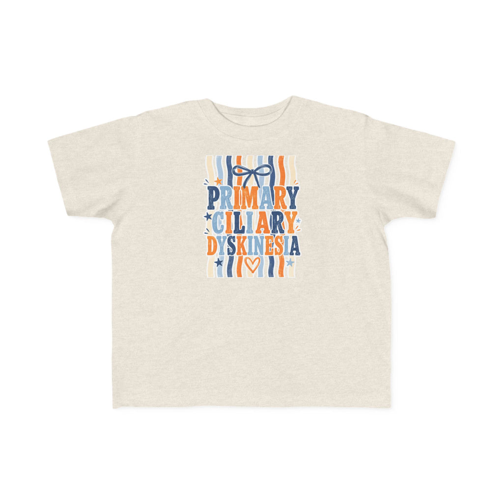 The Jentri- Toddler Primary Ciliary Dyskinesia Tee — Awareness Ribbon Design