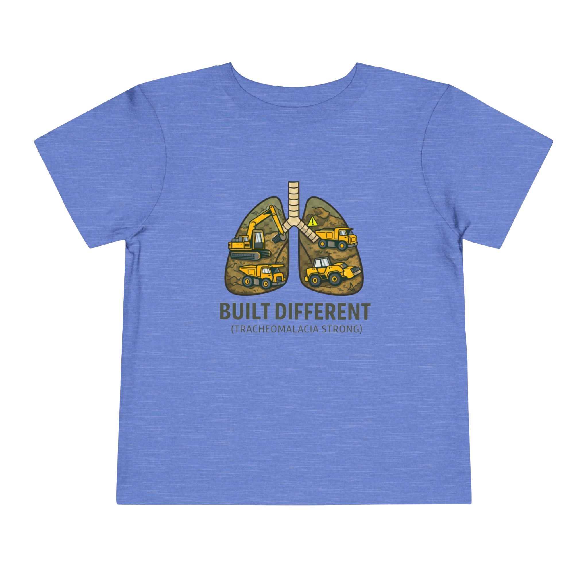 Built Different Toddler Tee — Tracheomalacia
