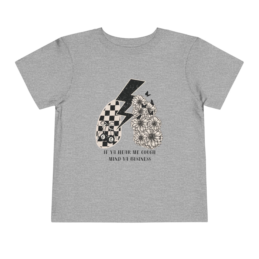 Toddler Tee Lungs Mind ya Business