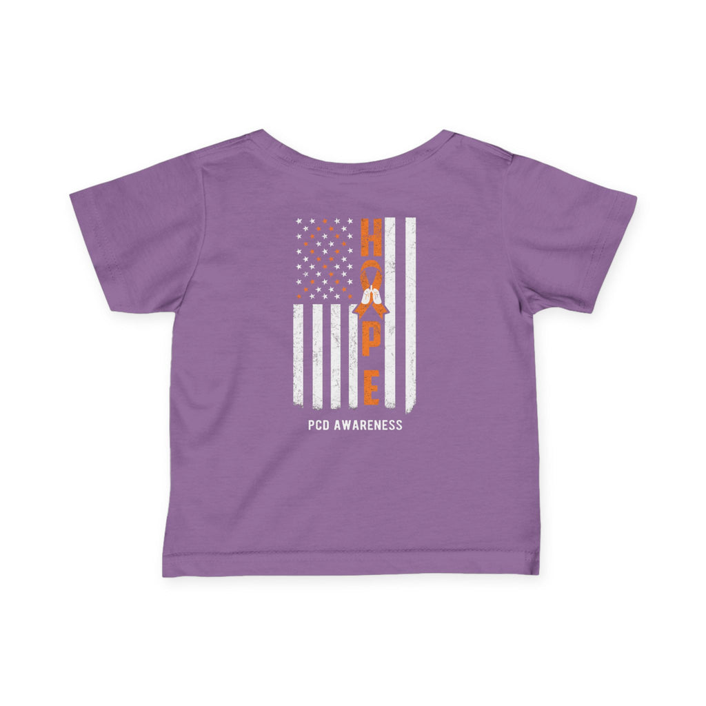 Infant Tee - PCD Awareness Flag Design
