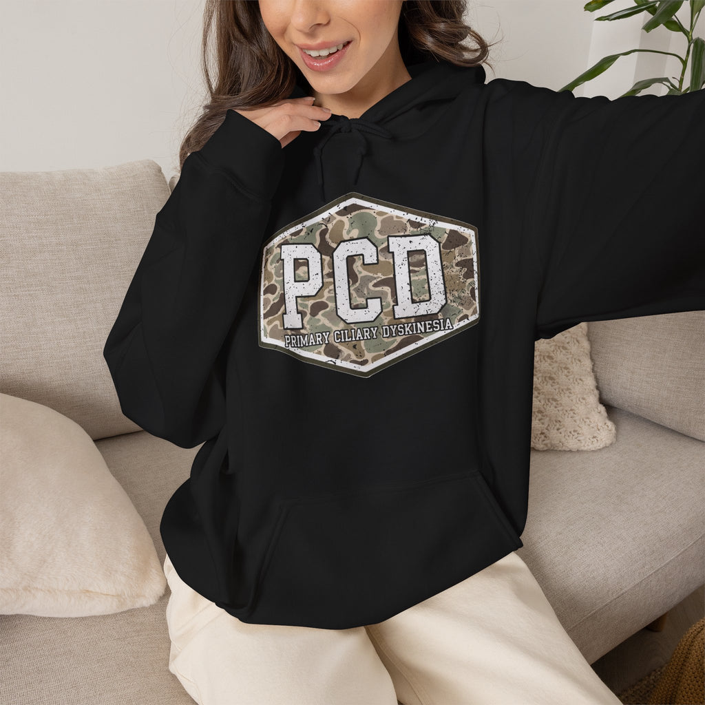 PCD Camo Logo Hoodie – Tactical Military Style Pullover