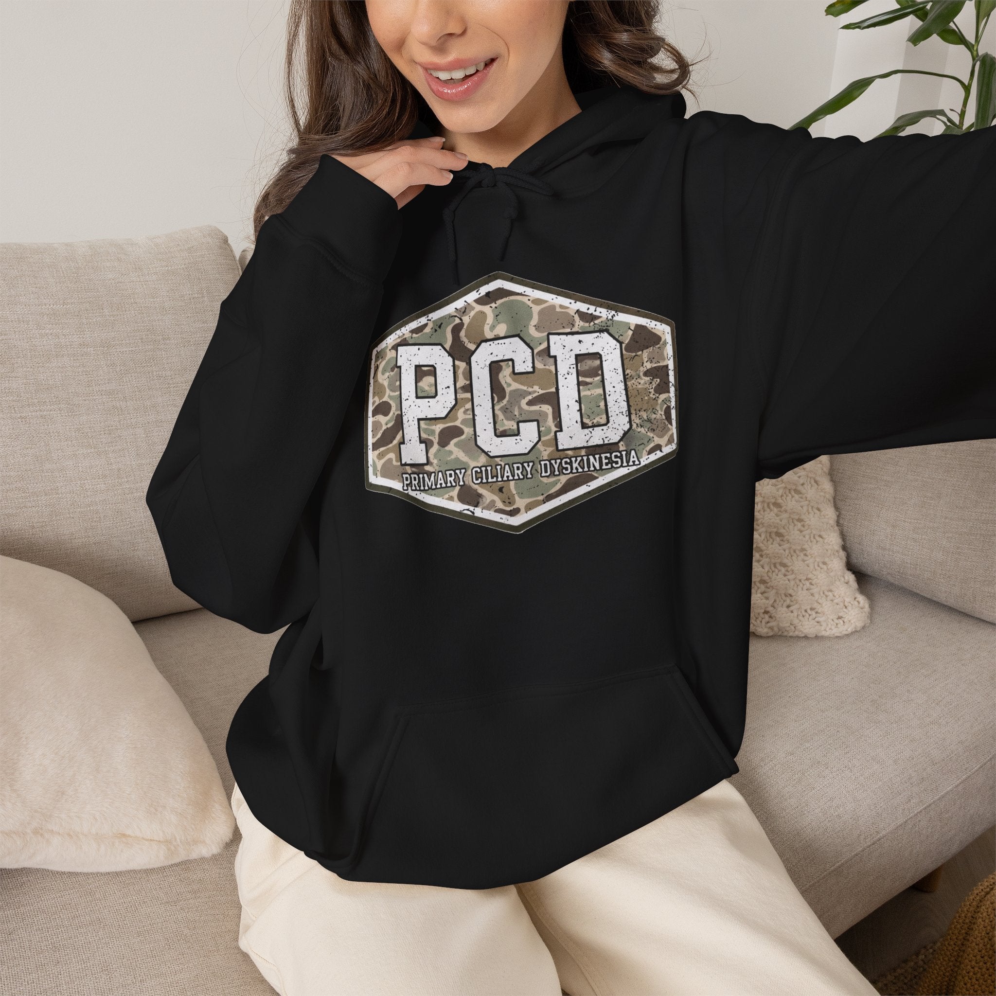 PCD Camo Logo Hoodie – Tactical Military Style Pullover