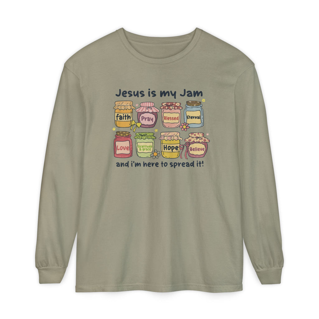 Christian Long Sleeve T-Shirt - Jesus is my Jam Design