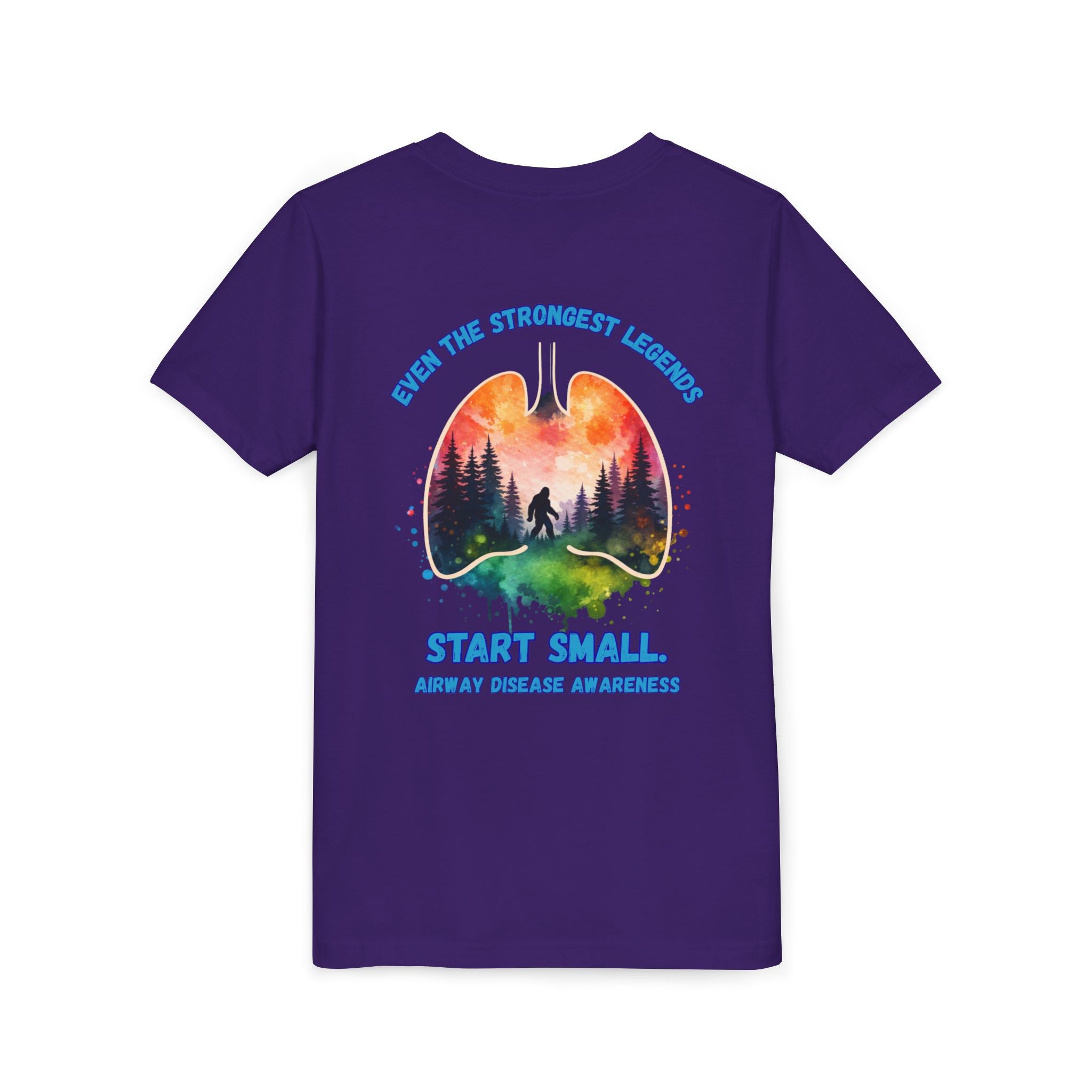 Airway Disease Awareness Tee — "Even the Strongest Legends" SAWYER STRONG—YOUTH
