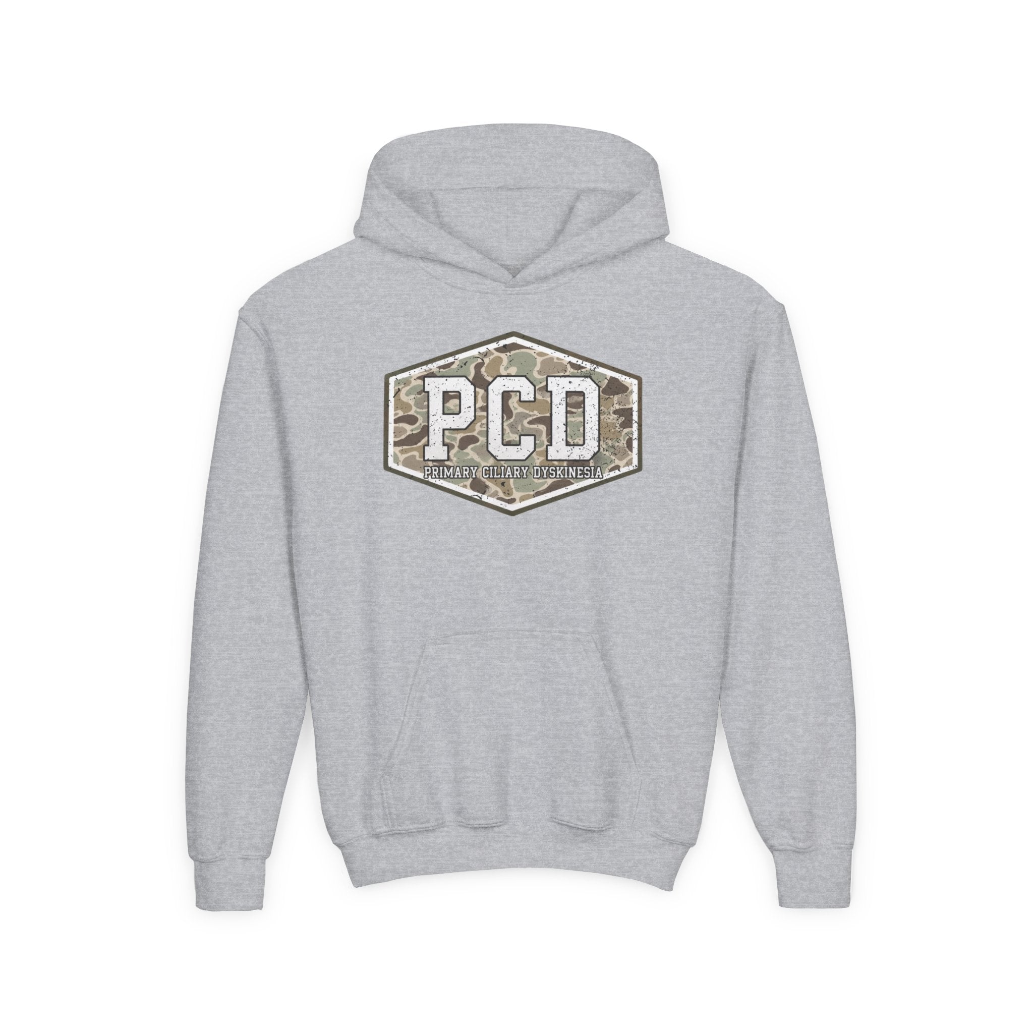 Youth Hoodie – PCD Camo Logo Pullover