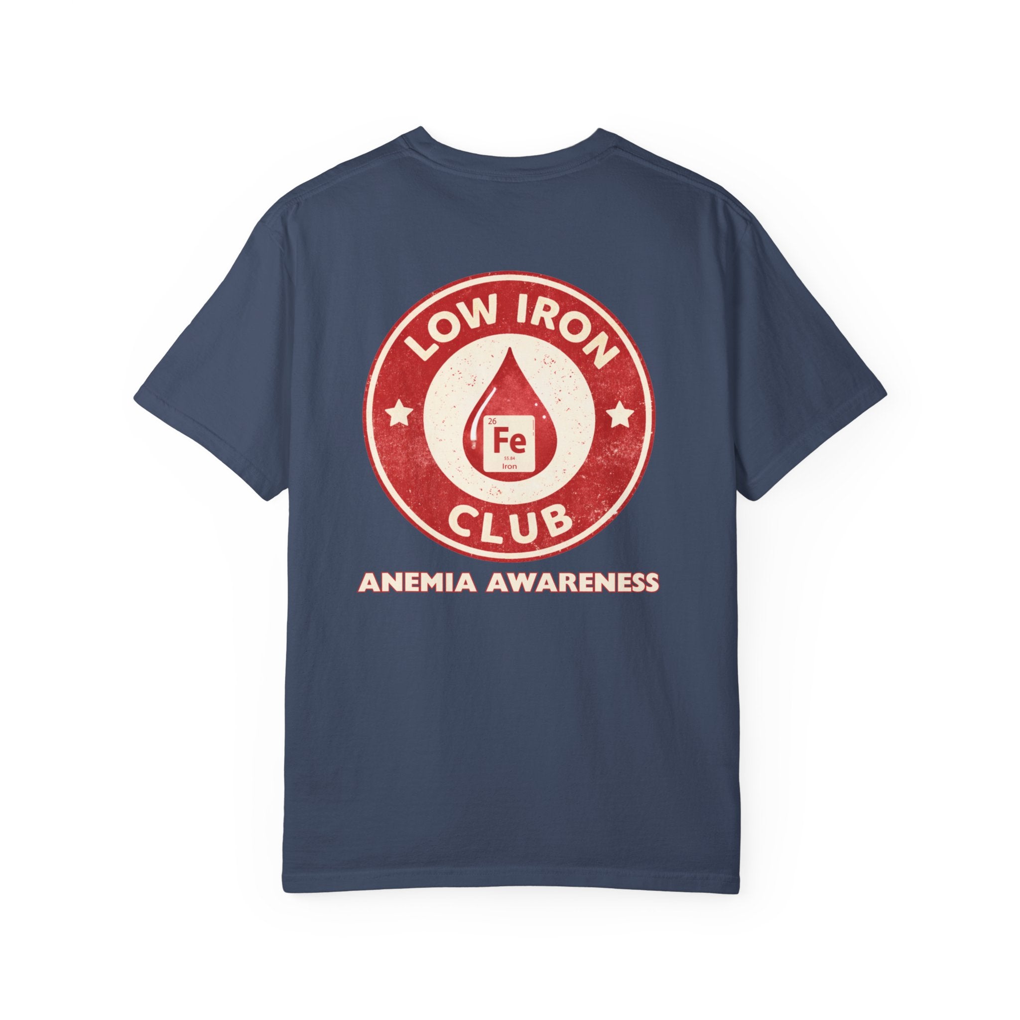 Low Iron Club T-Shirt — Anemia Awareness Tee