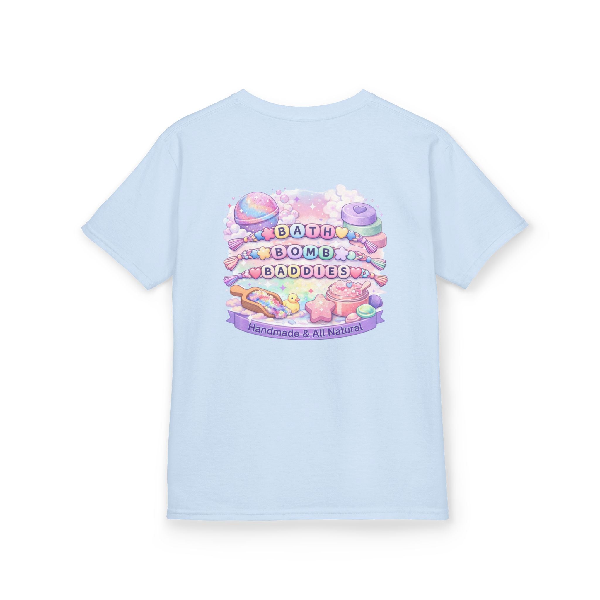 Kids Bath Bomb Baddies T-Shirt — Pastel Handmade Bath Bombs Graphic Tee