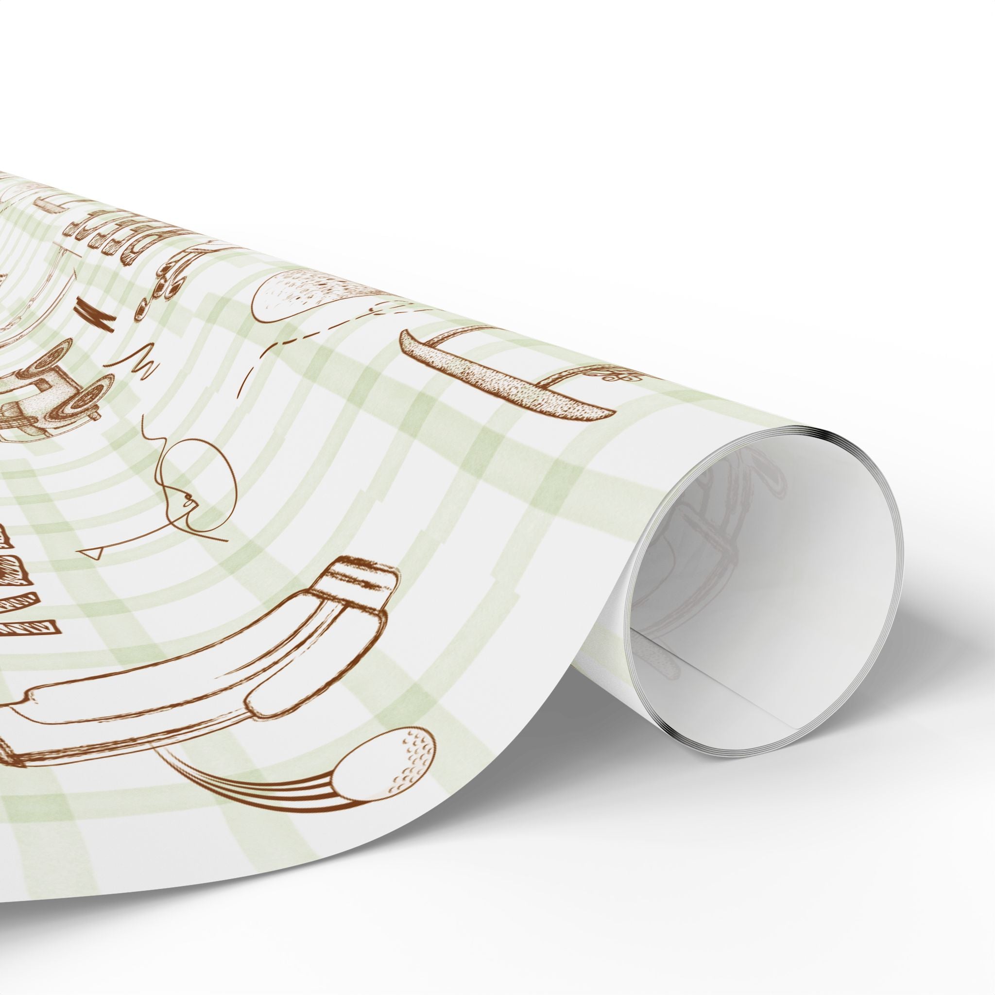 Reece Golf Print Wrapping Paper