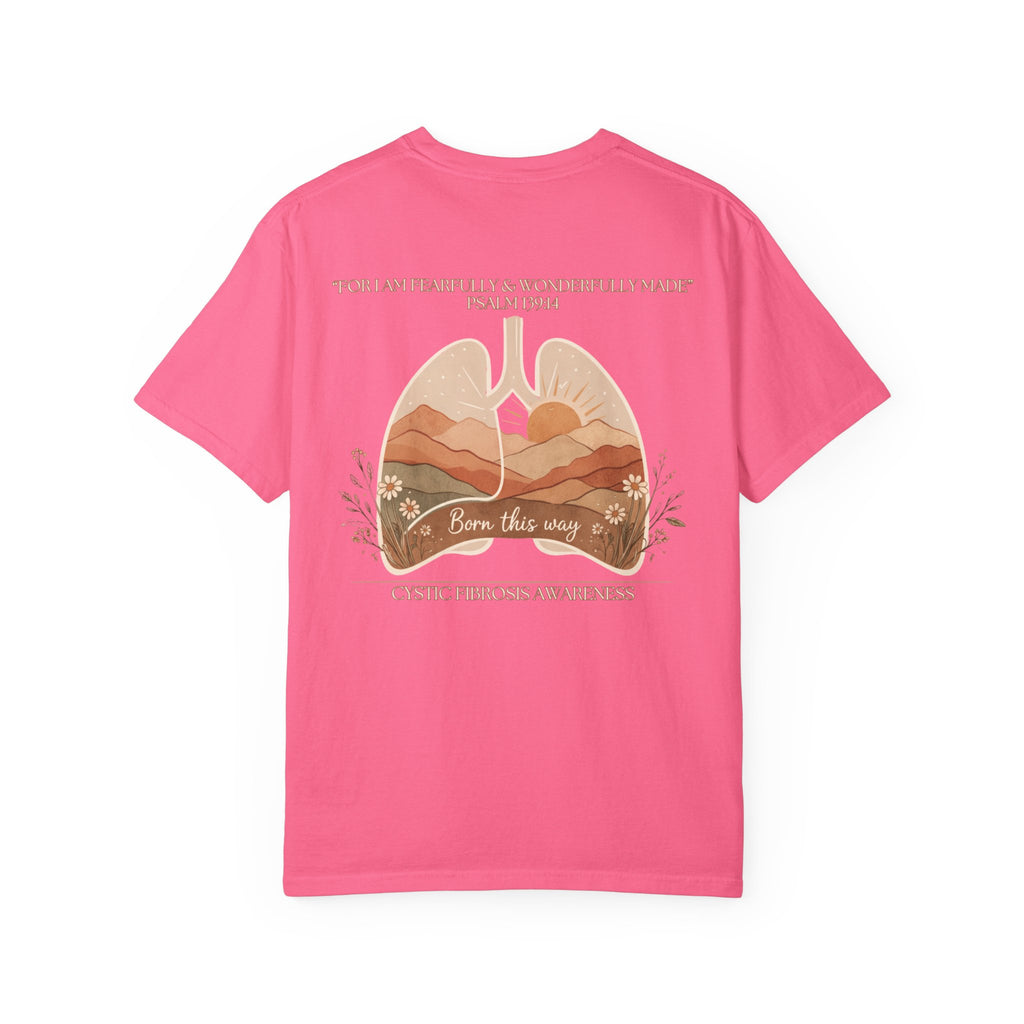 Born This Way Lungs Graphic T-Shirt — Cystic Fibrosis Awareness Tee