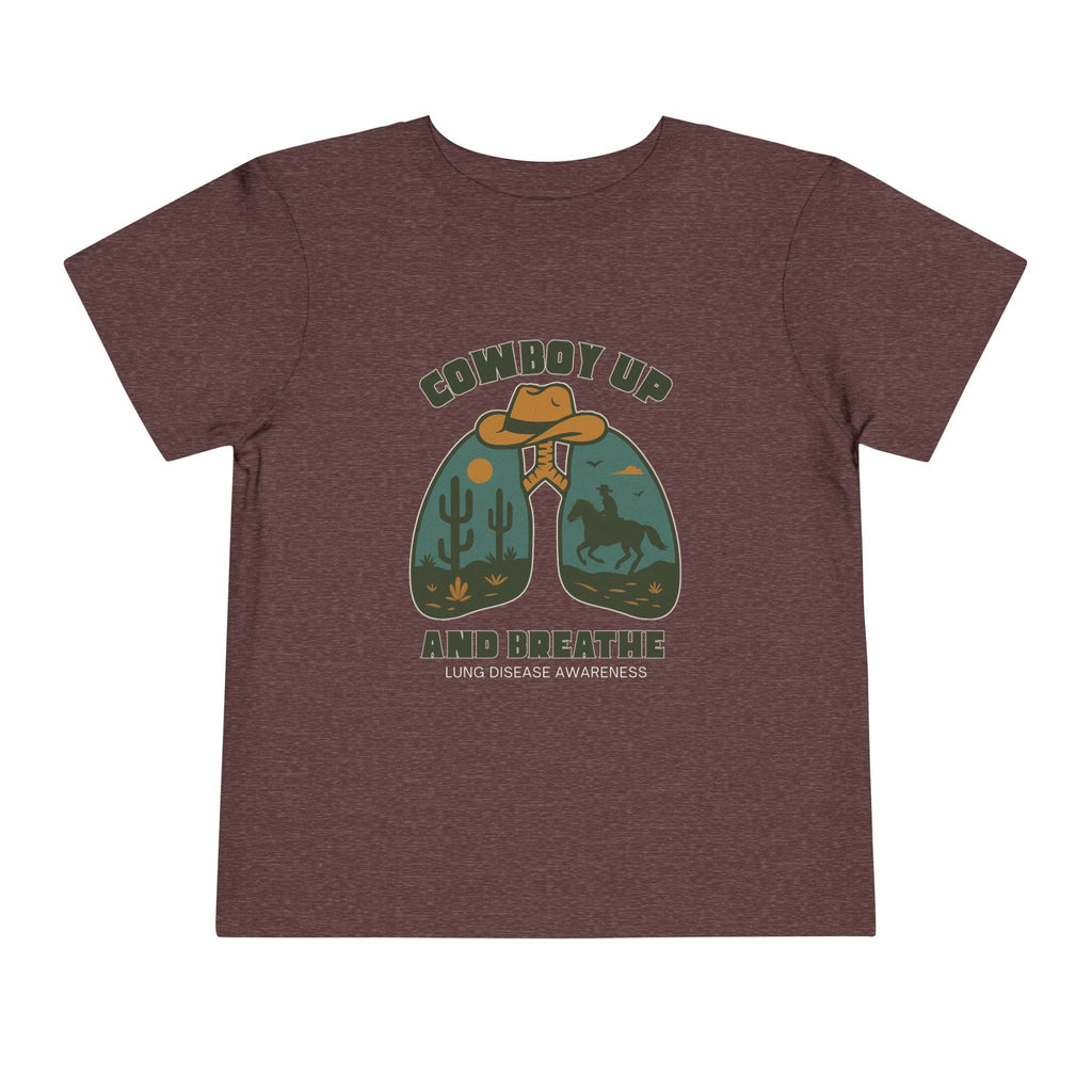 Toddler Tee Cowboy Up & Breathe