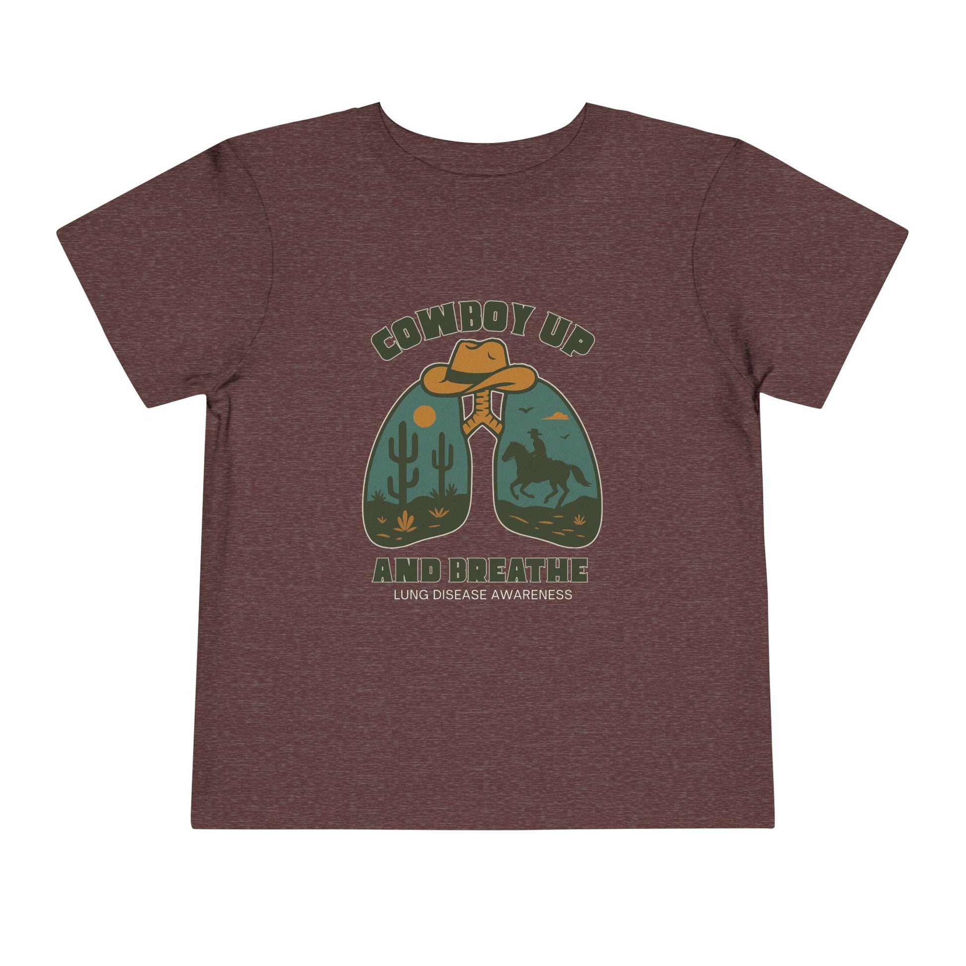 Toddler Tee Cowboy Up & Breathe