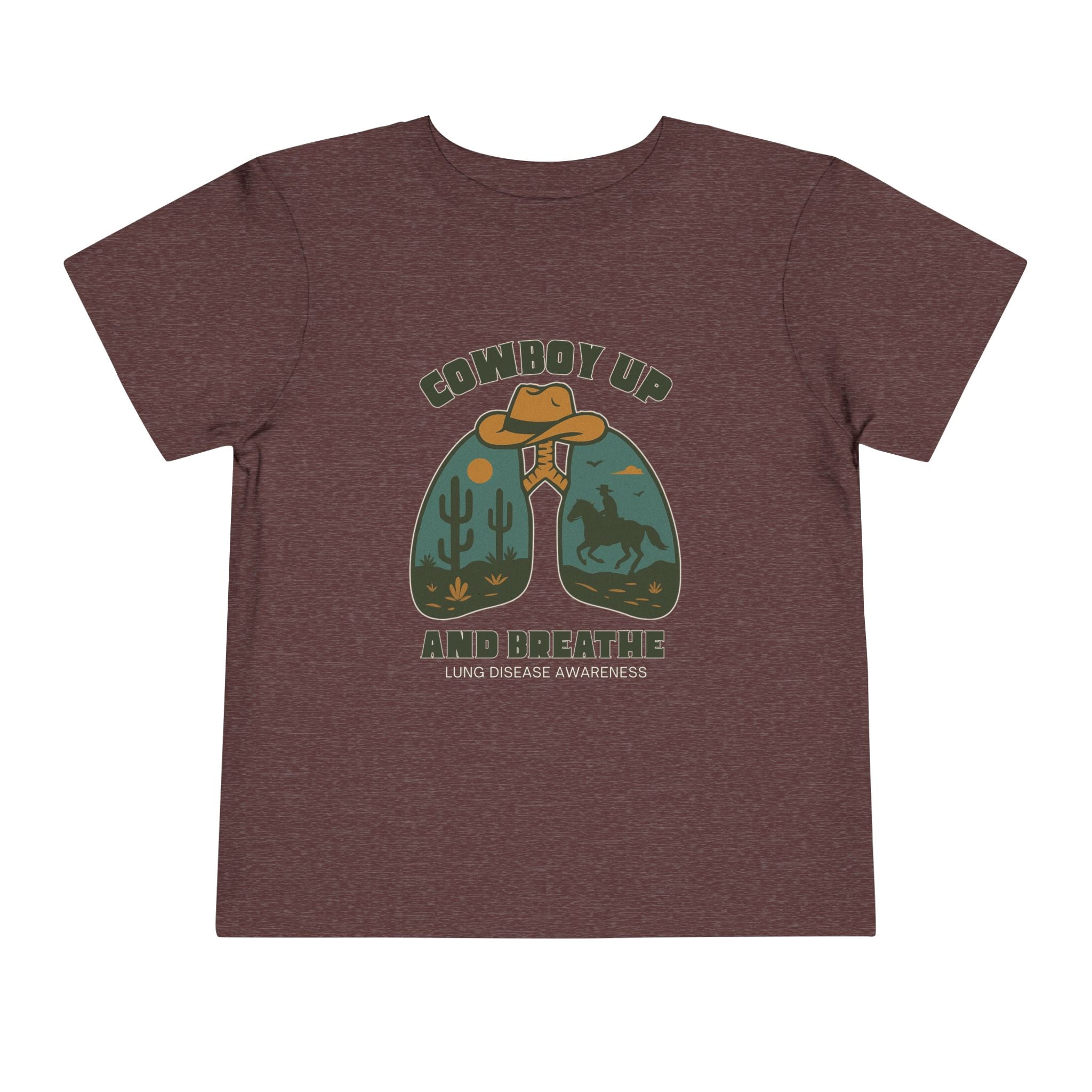 Toddler Tee Cowboy Up & Breathe