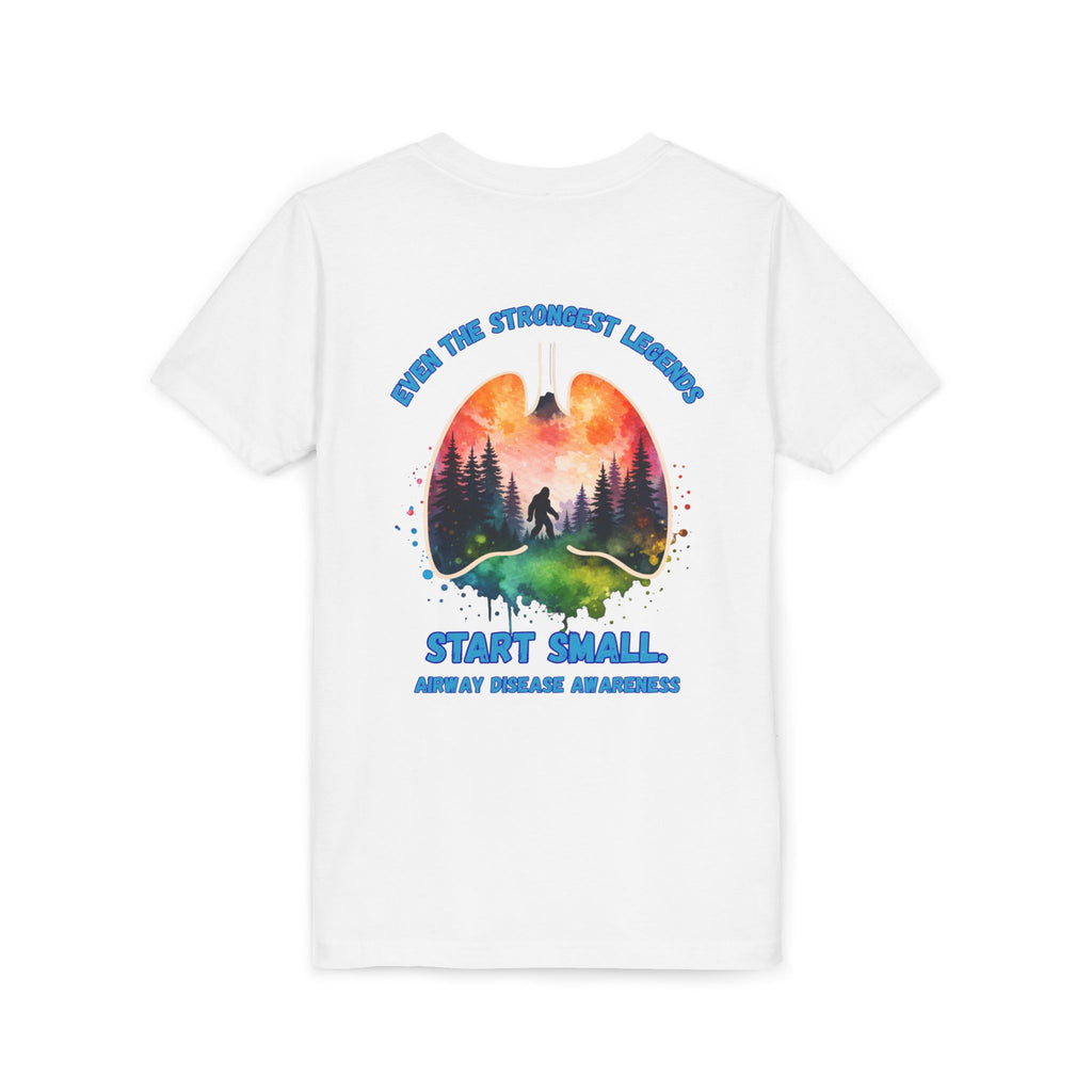 Airway Disease Awareness Tee — "Even the Strongest Legends" SAWYER STRONG—YOUTH