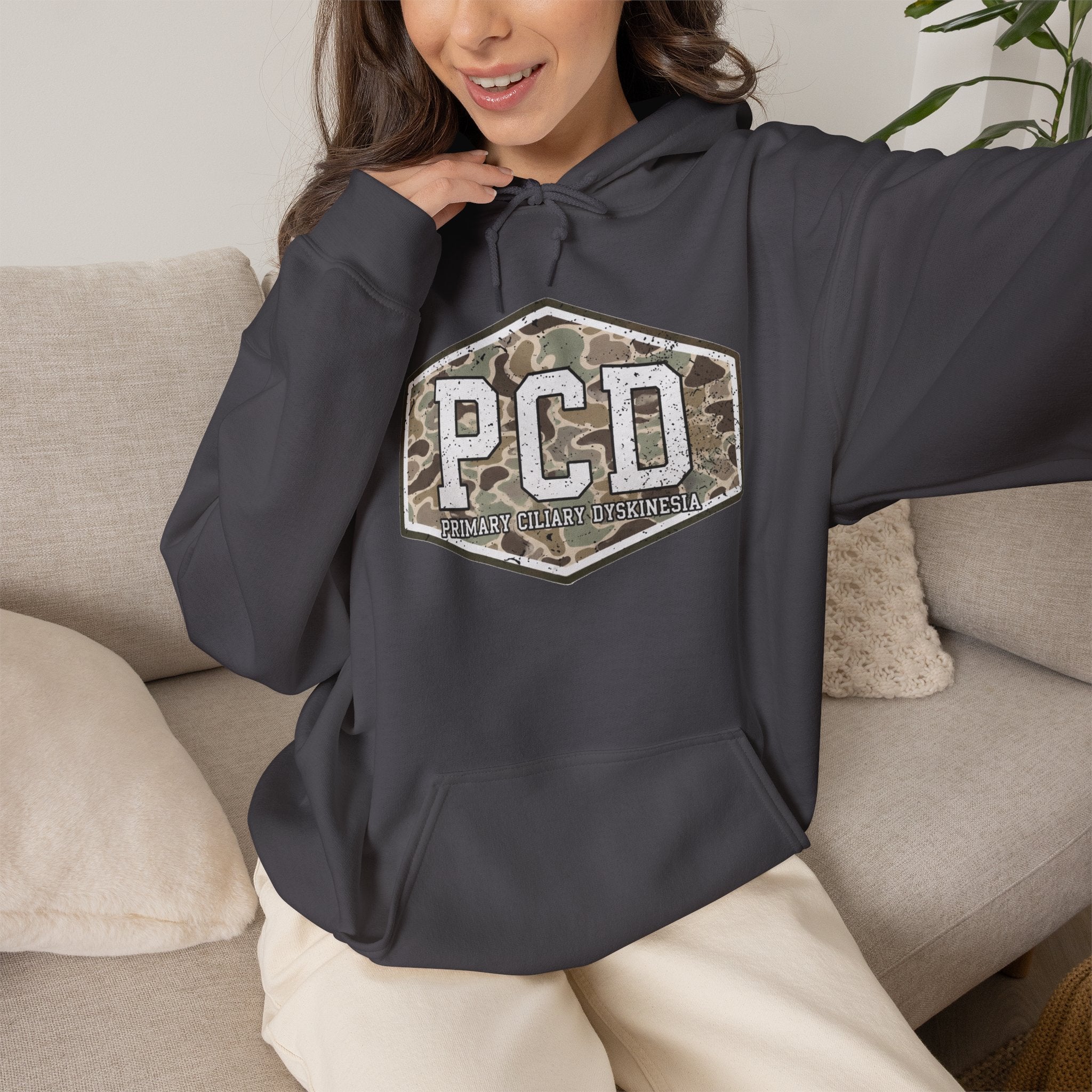 PCD Camo Logo Hoodie – Tactical Military Style Pullover