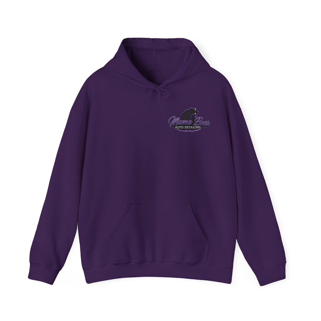 Mama Bear Auto Detailing Hoodie — Women's Car Care Team Pullover