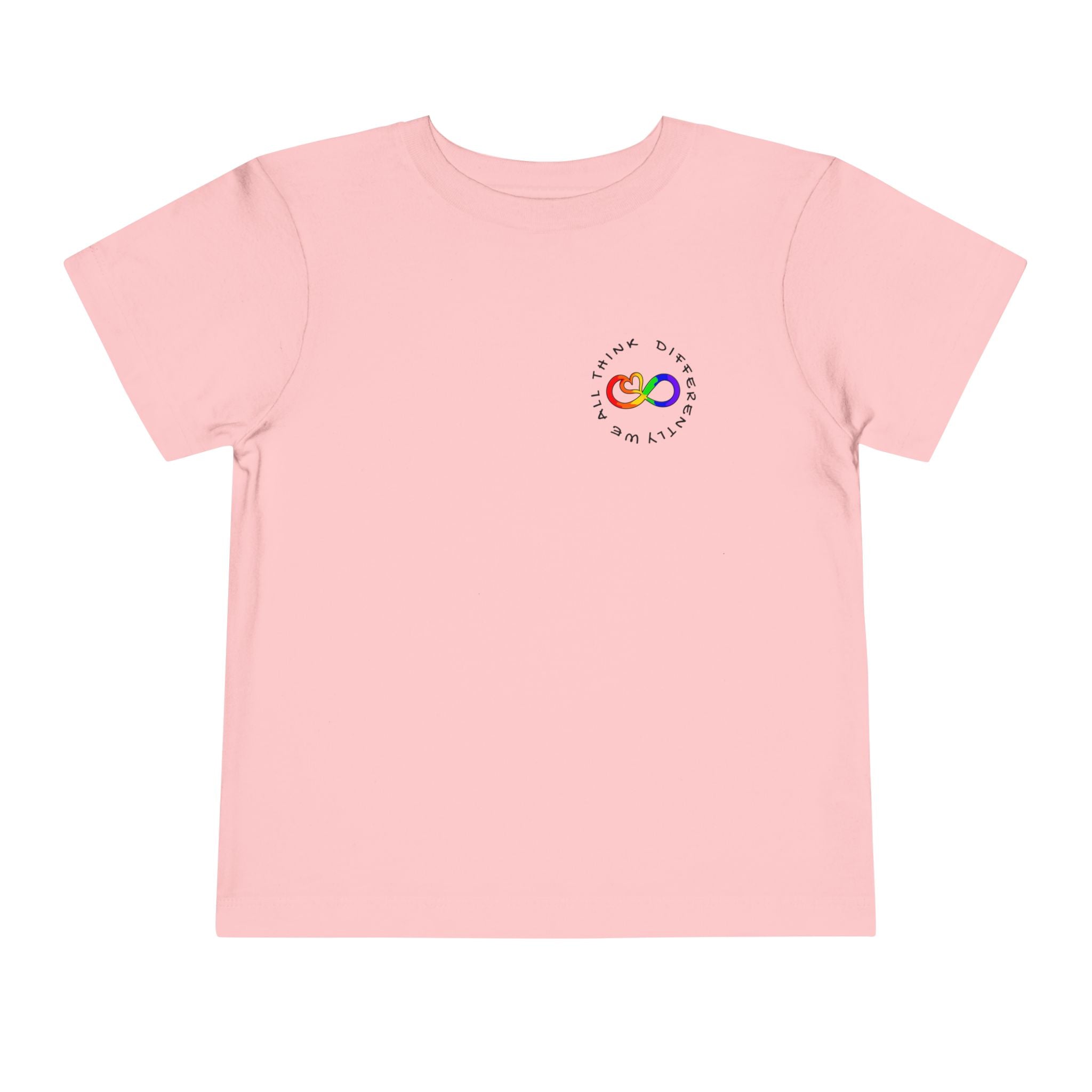 Toddler Neurodivergent Awareness T-Shirt — Colorful Brain Design