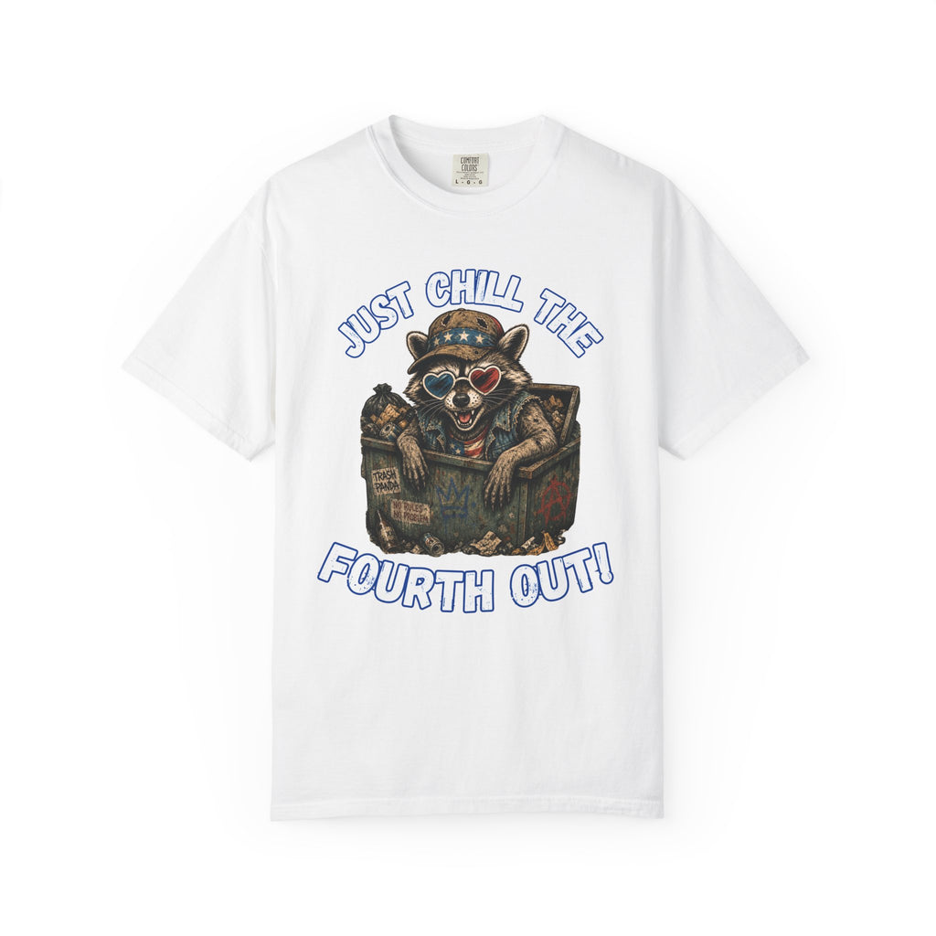 Raccoon 'Chill the Fourth Out' T-Shirt