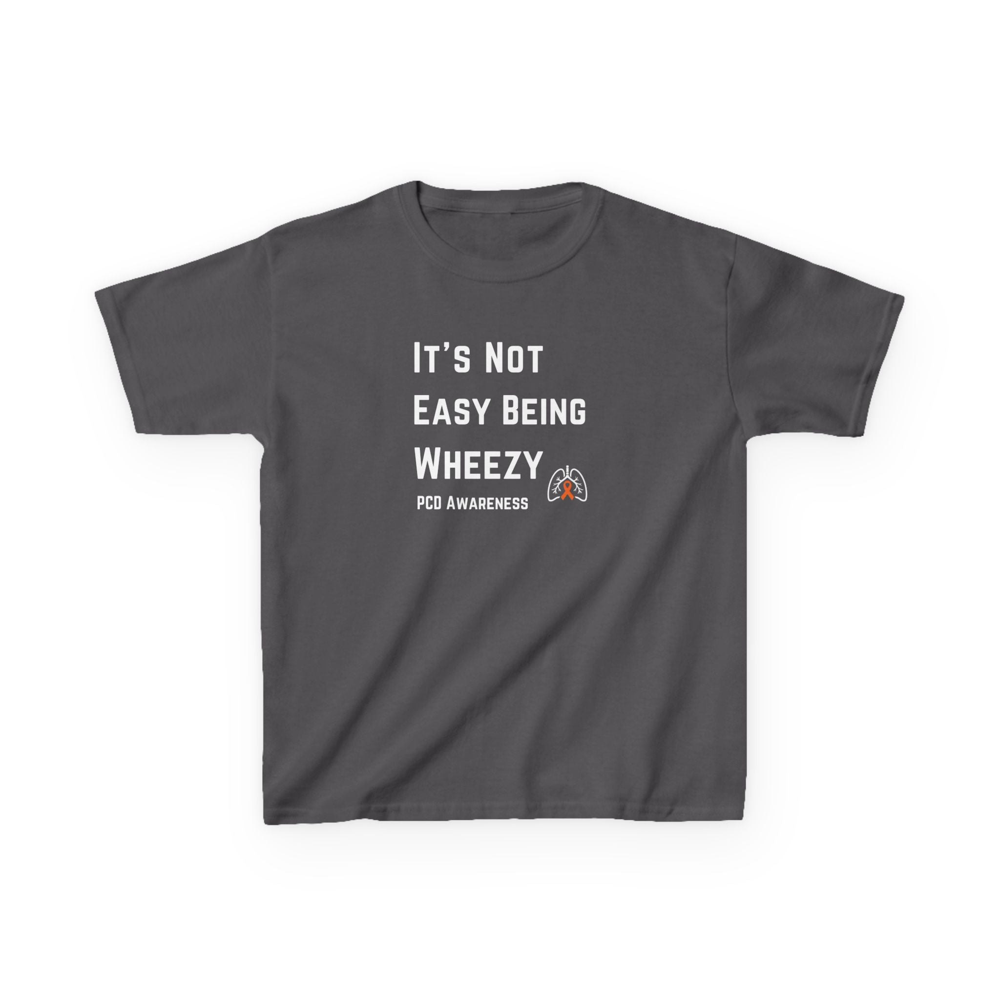 Kids 'Not Easy Being Wheezy' PCD Awareness Tee