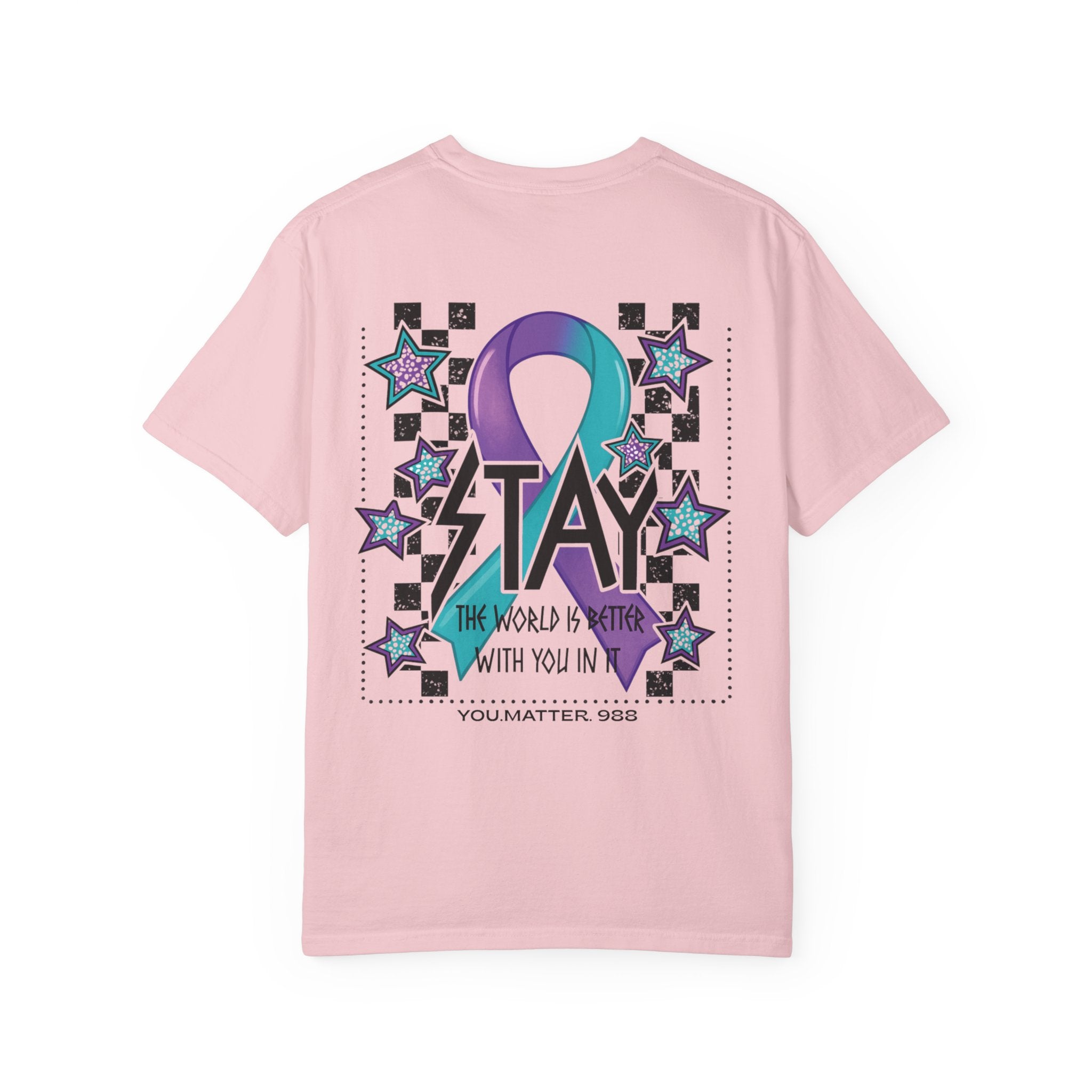 YOU.MATTER.988.STAY T-Shirt — Inspirational Graphic Tee