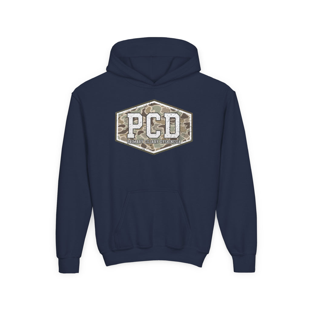 Youth Hoodie – PCD Camo Logo Pullover