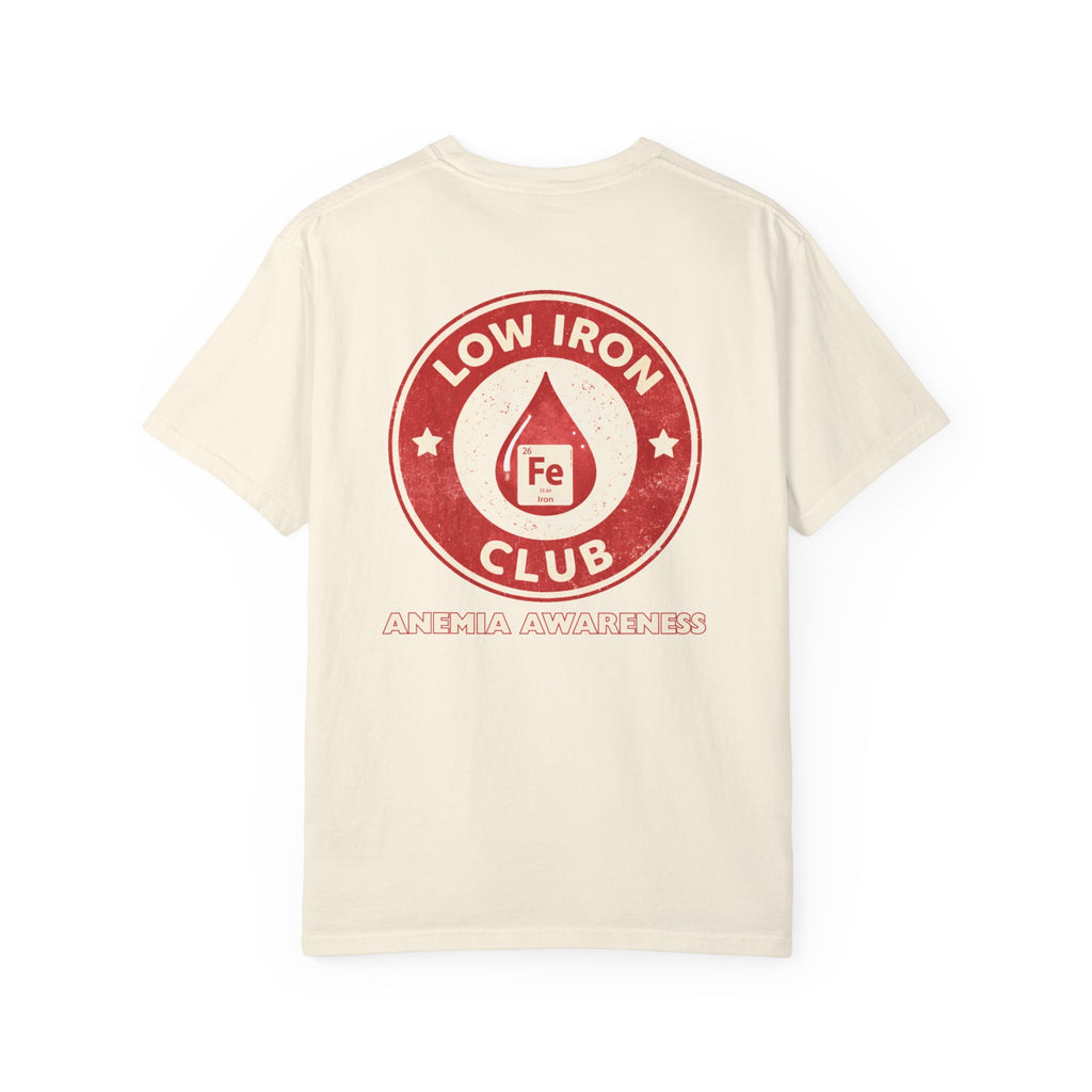 Low Iron Club T-Shirt — Anemia Awareness Tee