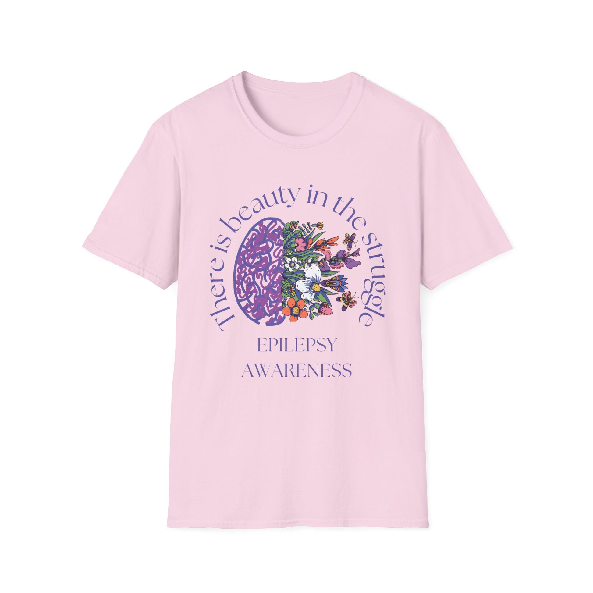 Epilepsy Awareness T-Shirt - Beauty in the Struggle Design