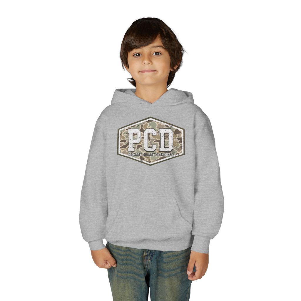 Youth Hoodie – PCD Camo Logo Pullover