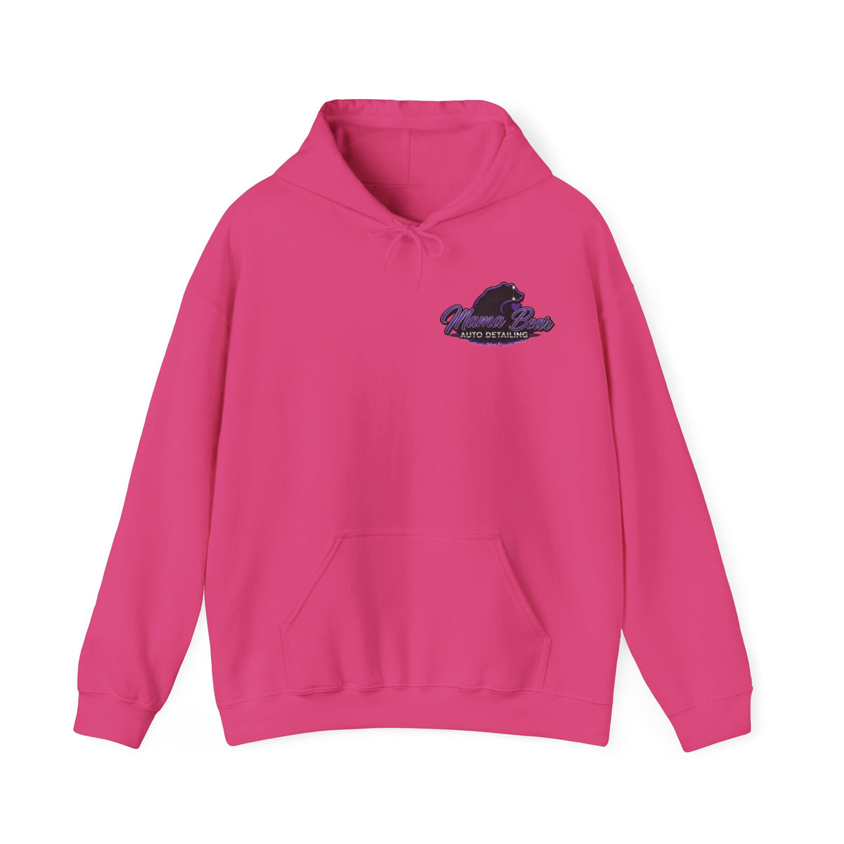 Mama Bear Auto Detailing Hoodie — Women's Car Care Team Pullover