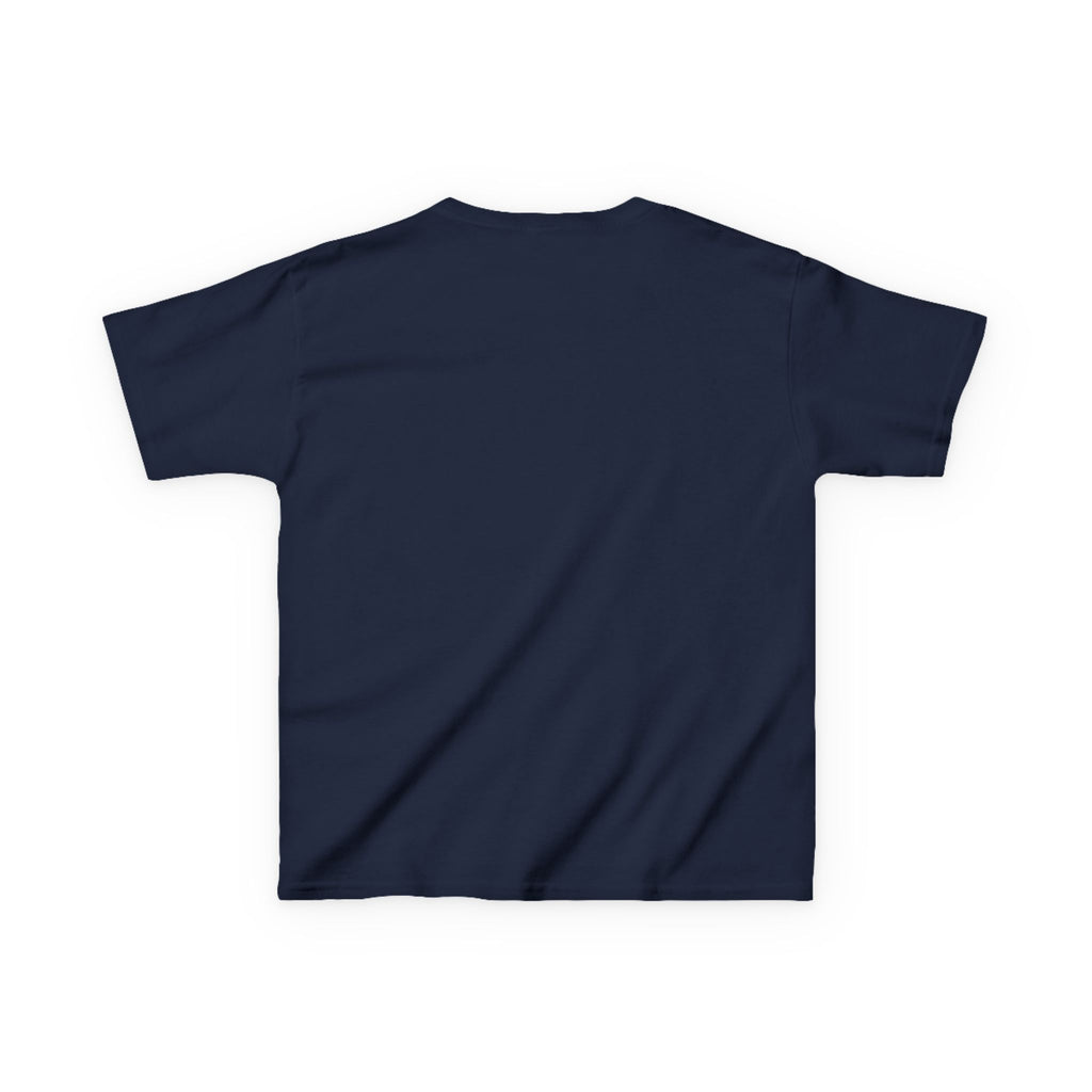 The Jentri- Primary Ciliary Dyskinesia Awareness Kids Tee — Orange & Blue Ribbon Design