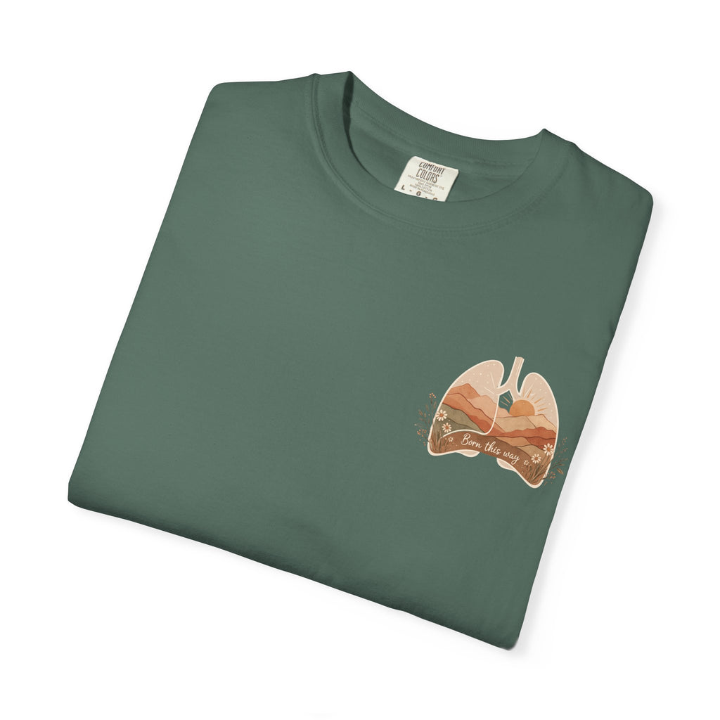 Born This Way Lungs Graphic T-Shirt — Cystic Fibrosis Awareness Tee