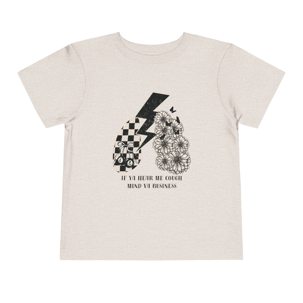 Toddler Tee Lungs Mind ya Business