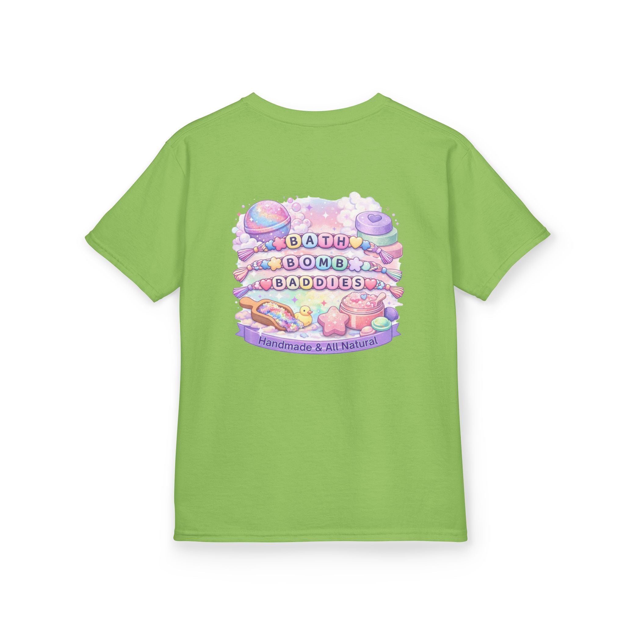 Kids Bath Bomb Baddies T-Shirt — Pastel Handmade Bath Bombs Graphic Tee
