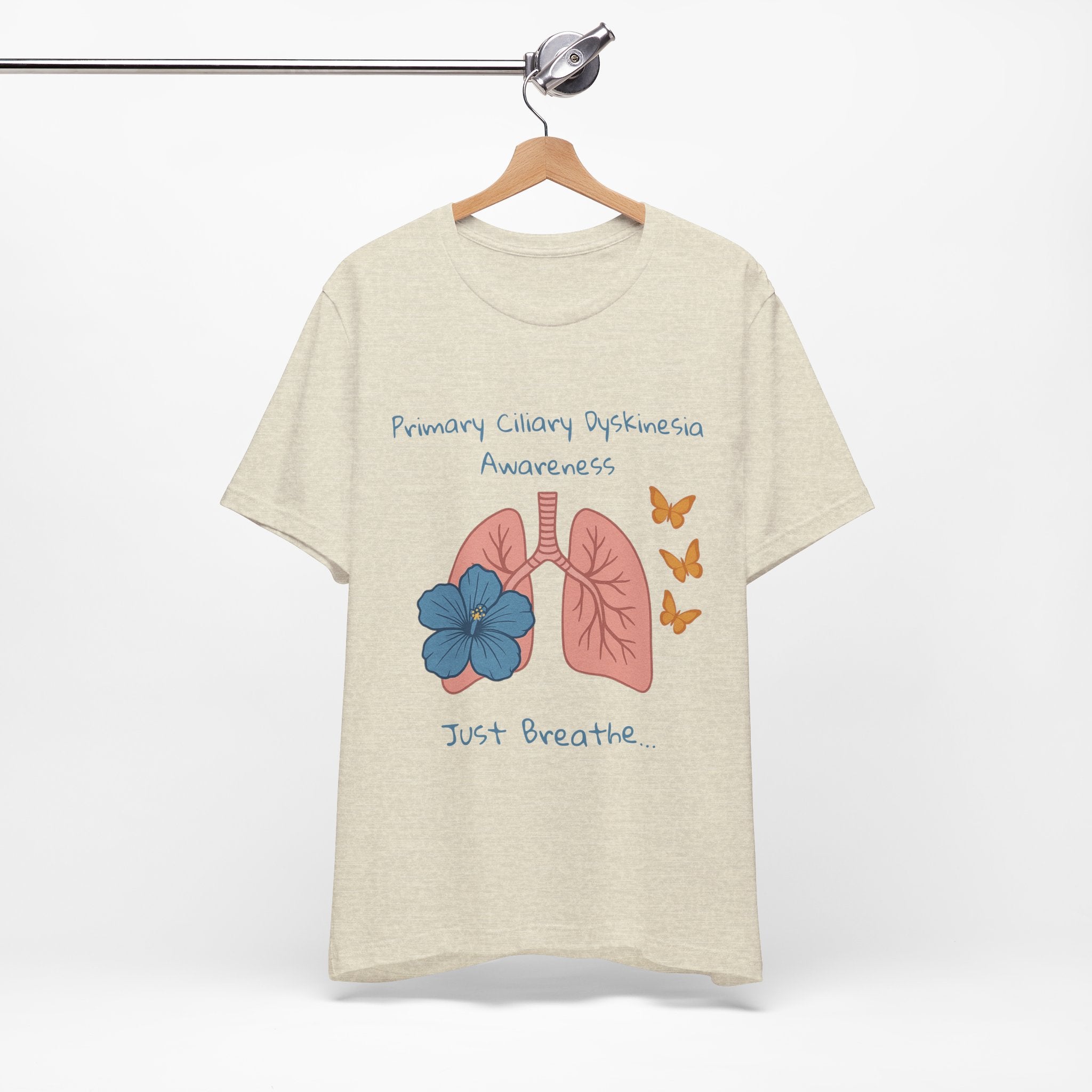 PCD Just Breathe Awareness T-Shirt