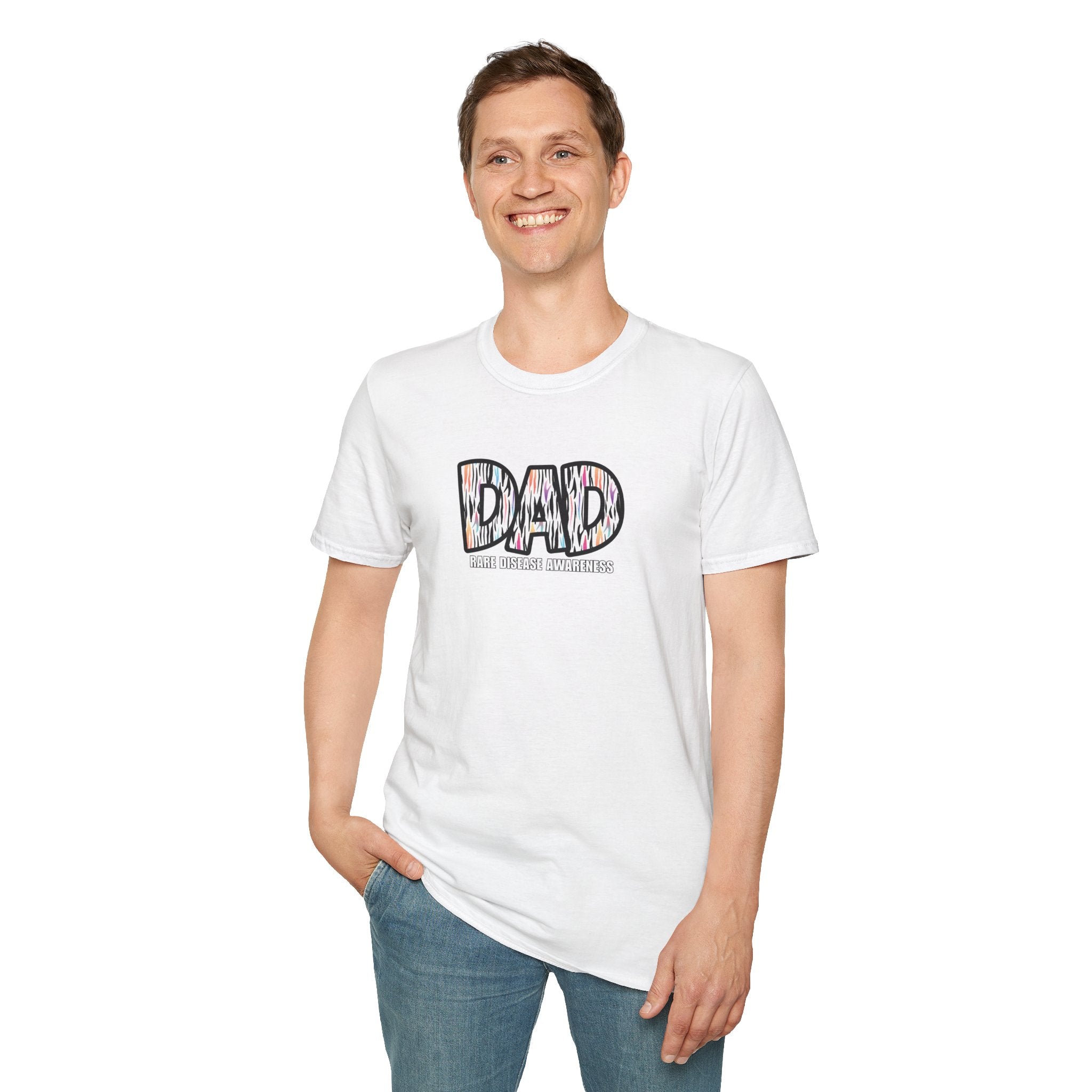 DAD Warrior Stripes Tee — Andme Bamboo Collab Graphic T-Shirt
