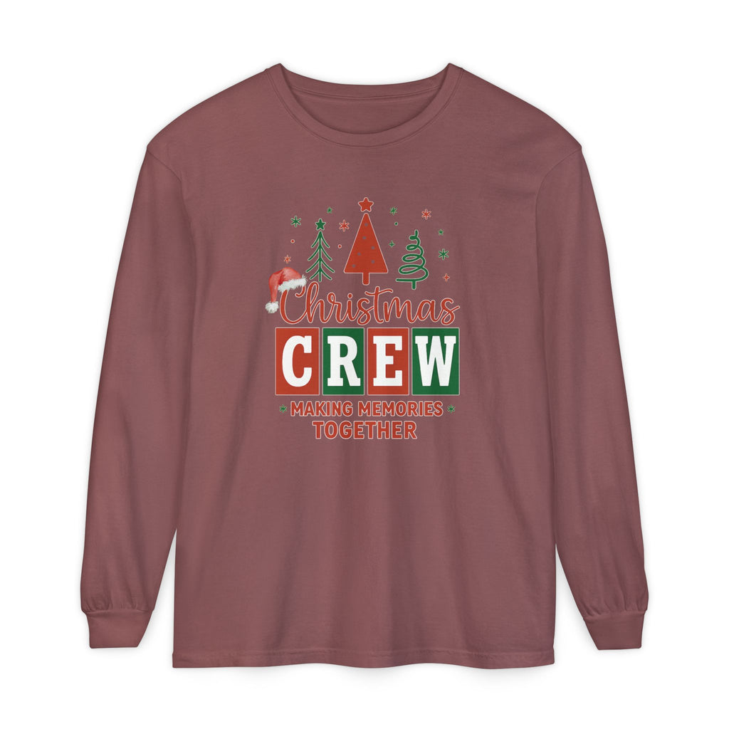 Christmas Crew Long Sleeve Shirt — 'Making Memories Together' Holiday Tee