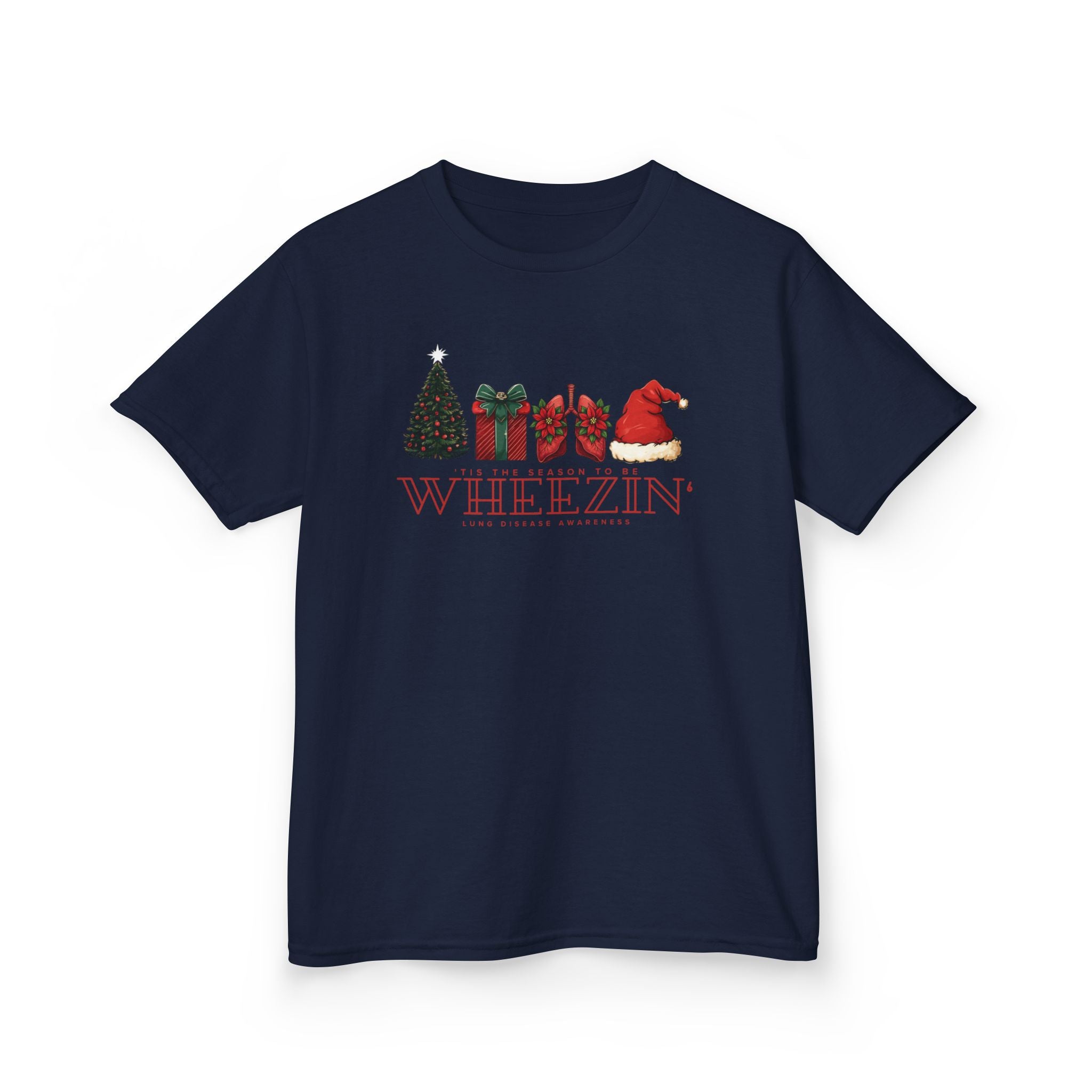 Tis the Season to Be Wheezin T-Shirt — Funny Holiday Christmas Tee