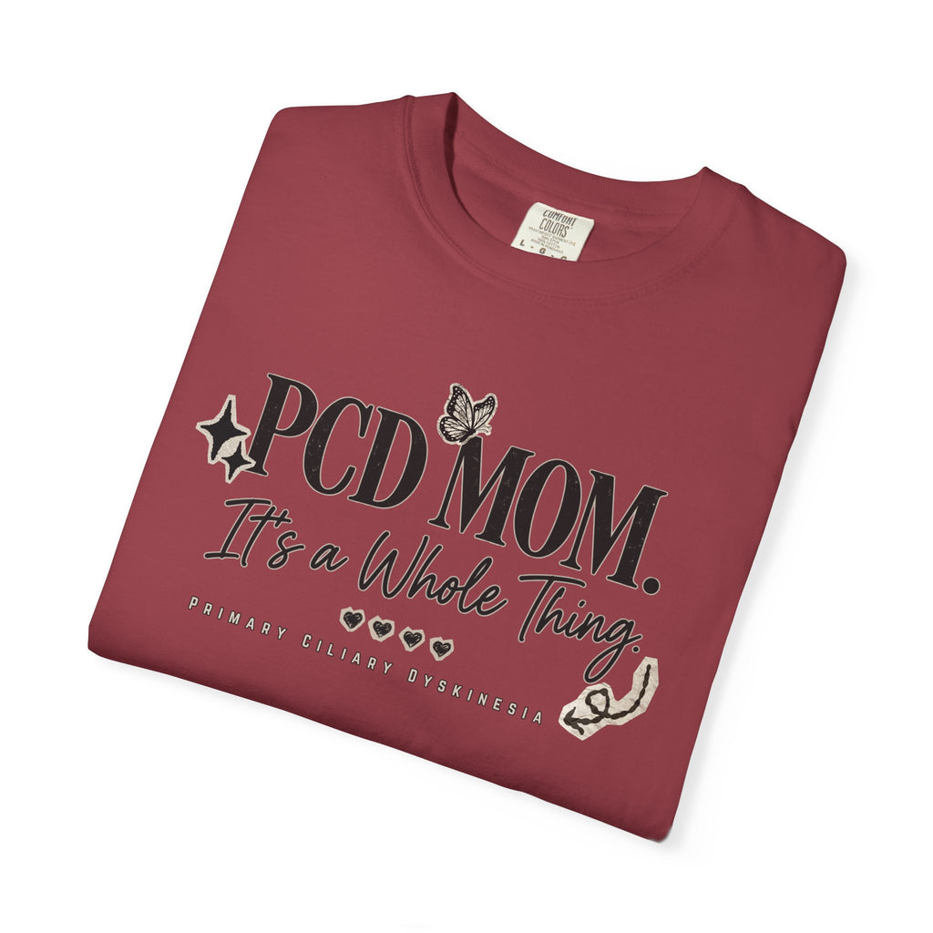PCD Mom T-Shirt – "PCD MOM. It's a Whole Thing" Graphic Tee for PCD Awareness