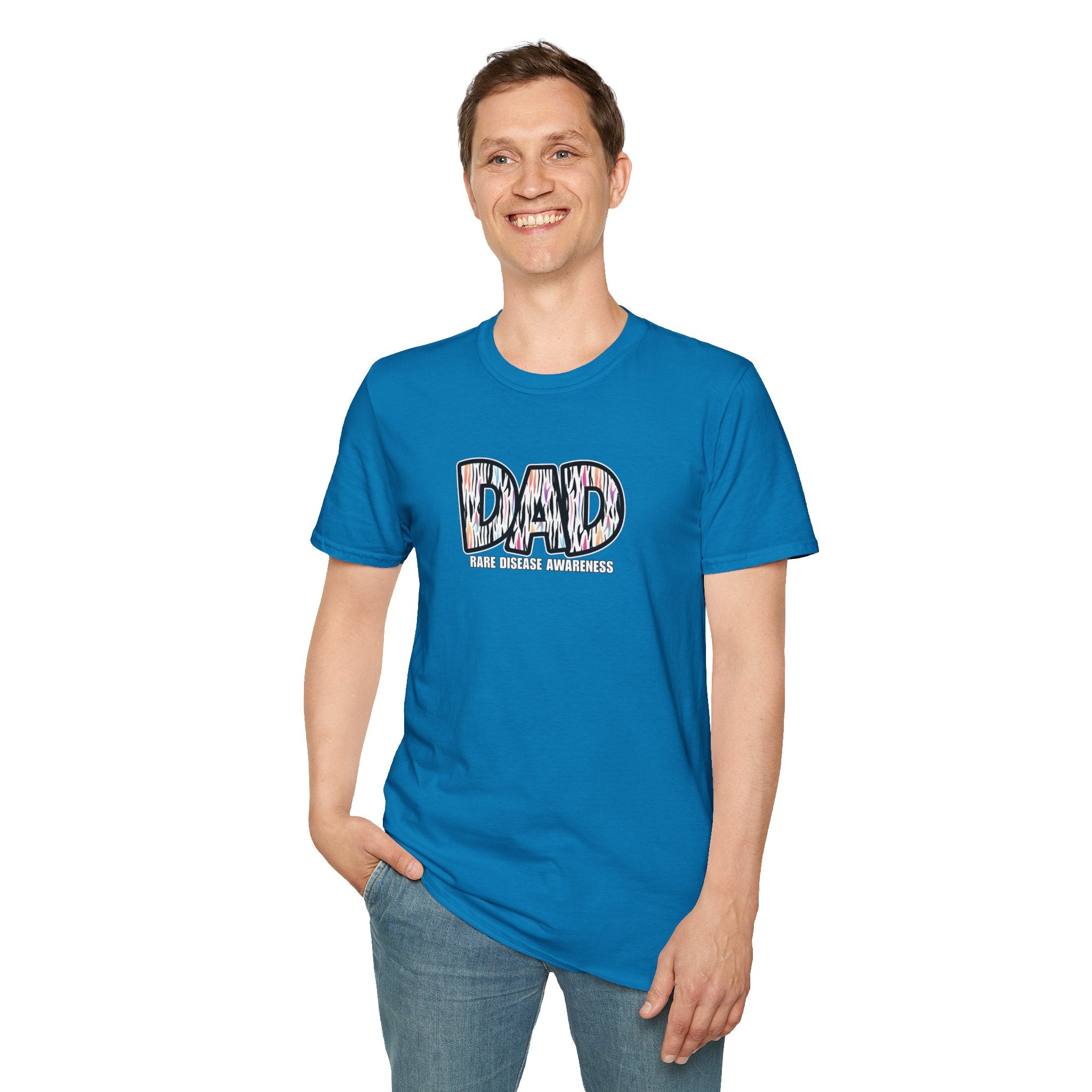 DAD Warrior Stripes Tee — Andme Bamboo Collab Graphic T-Shirt