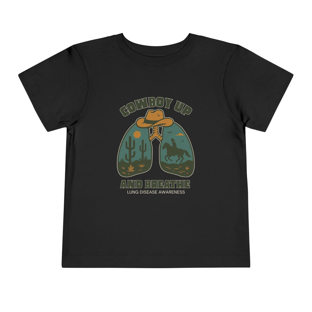 Toddler Tee Cowboy Up & Breathe