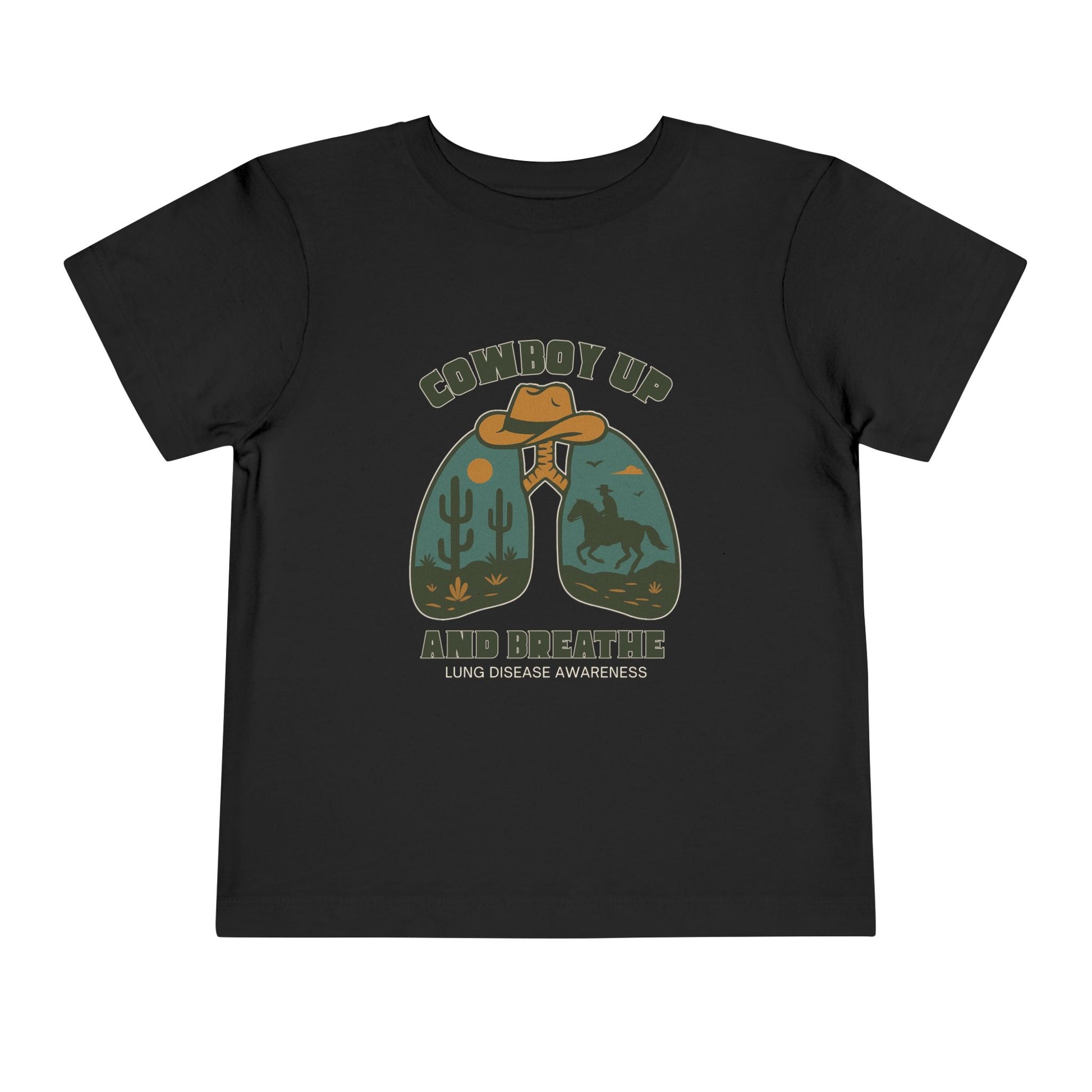 Toddler Tee Cowboy Up & Breathe
