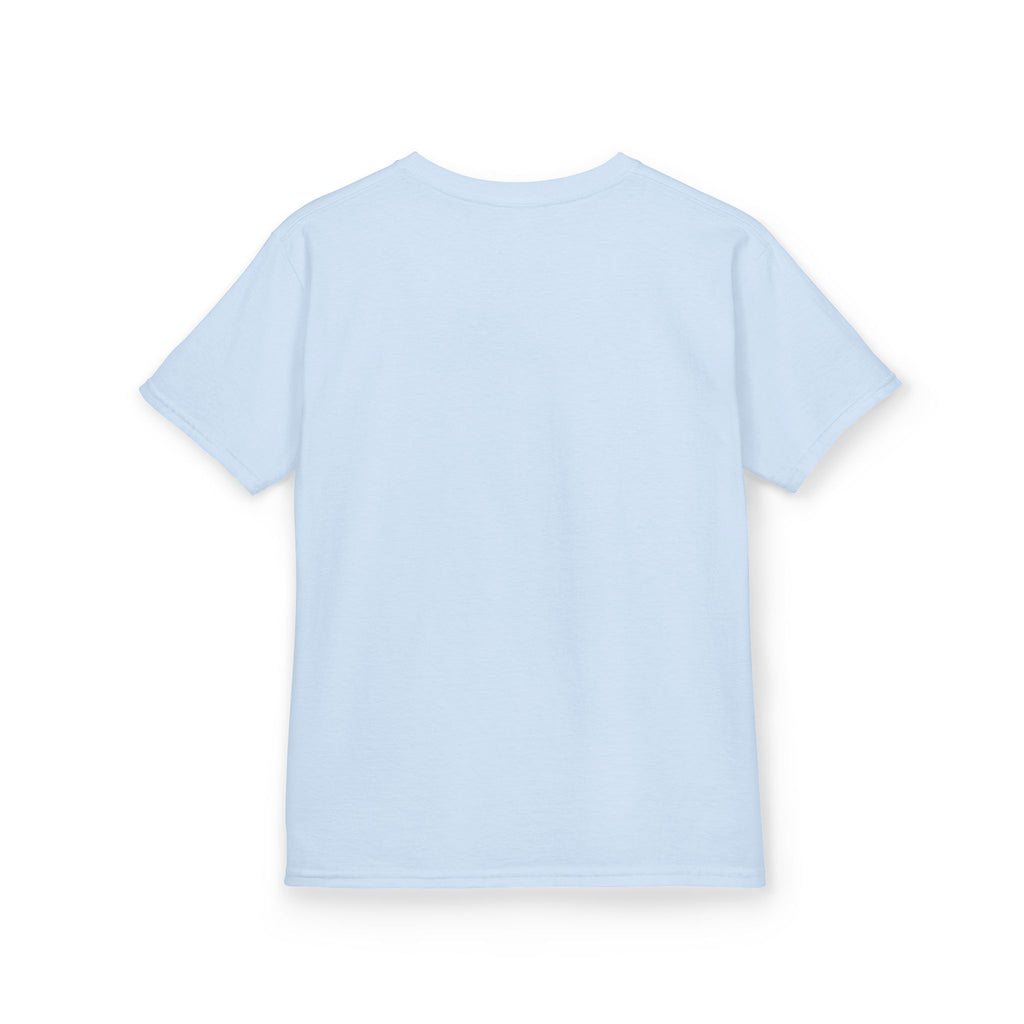 The Jentri- Primary Ciliary Dyskinesia Awareness Kids Tee — Orange & Blue Ribbon Design