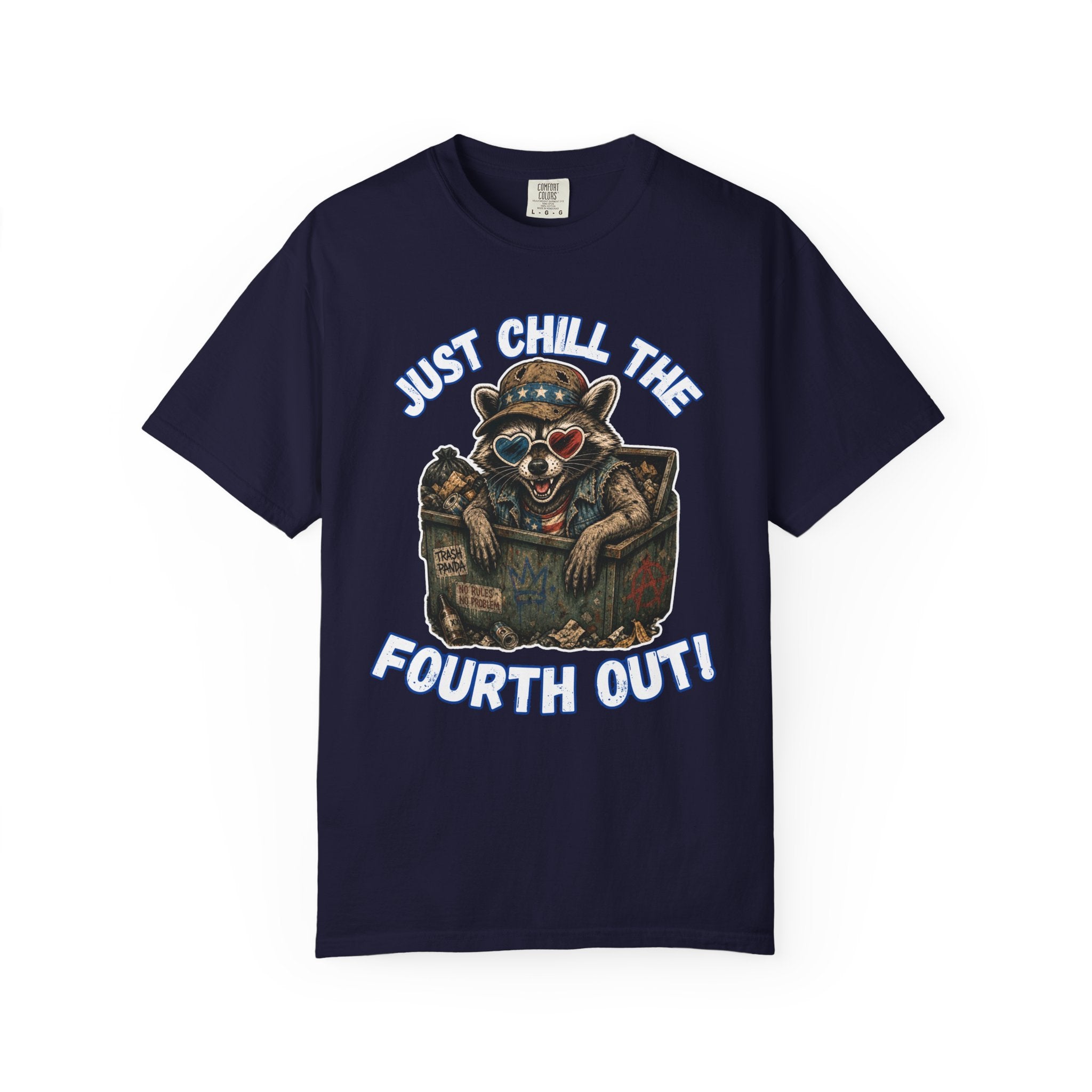 Raccoon 'Chill the Fourth Out' T-Shirt