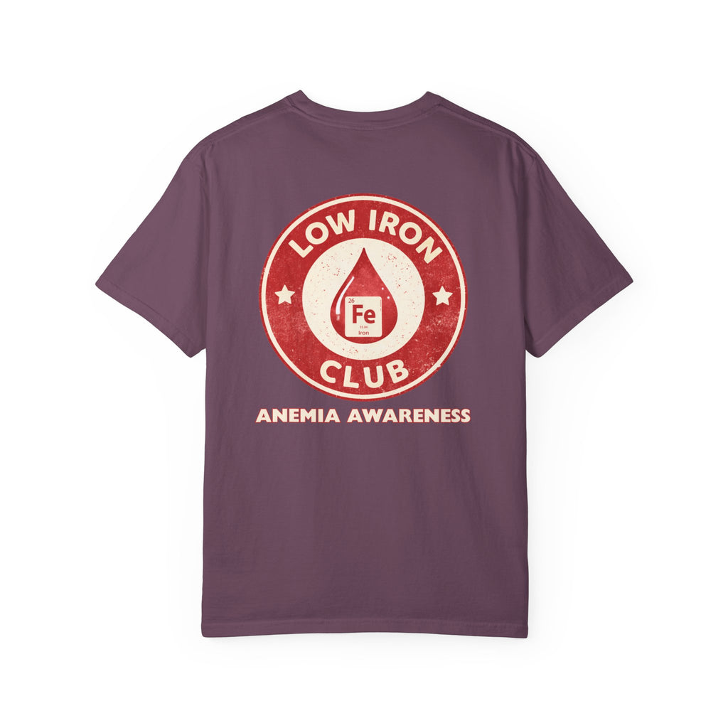 Low Iron Club T-Shirt — Anemia Awareness Tee