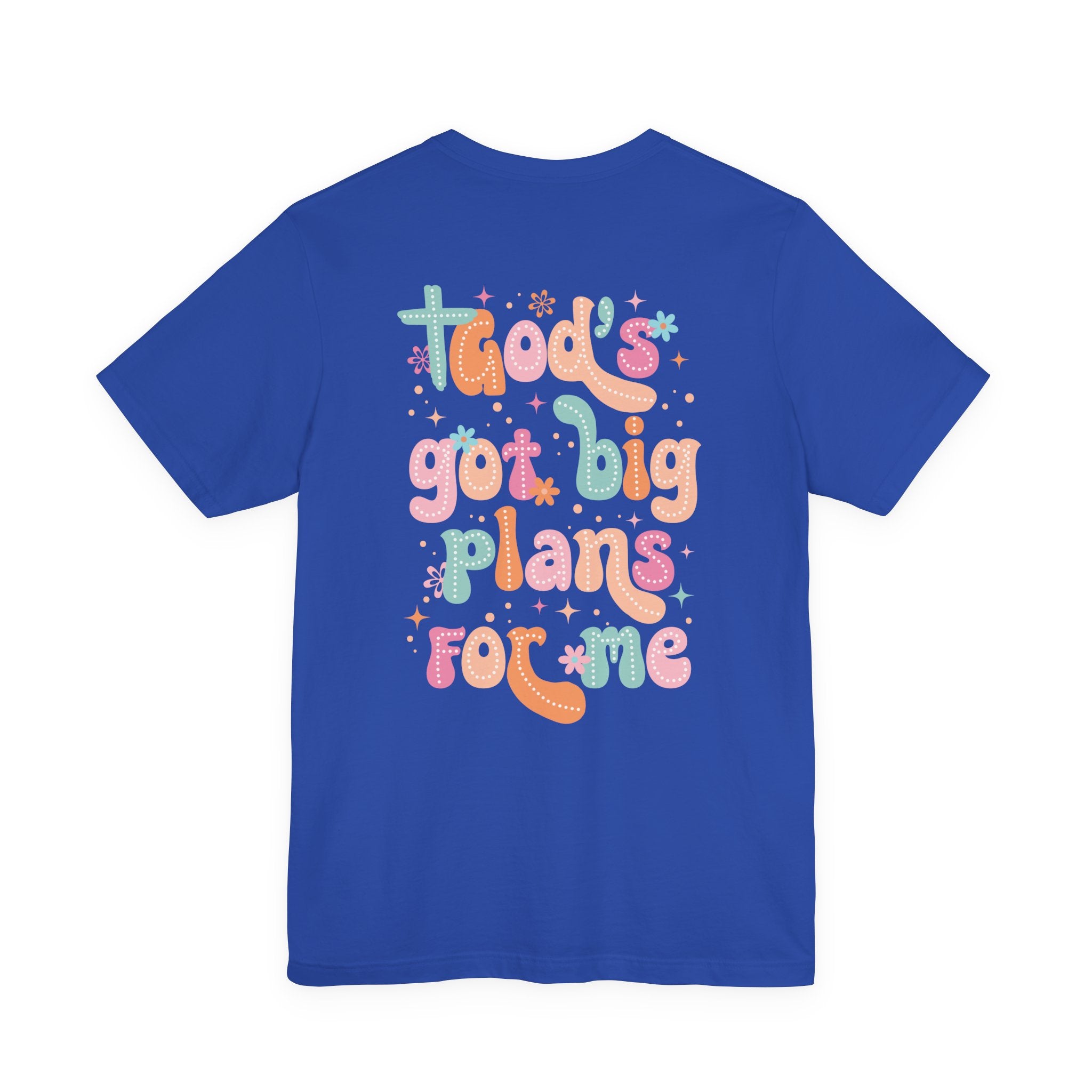 God's Got Big Plans For Me T-Shirt — Christian Mama Cross Tee