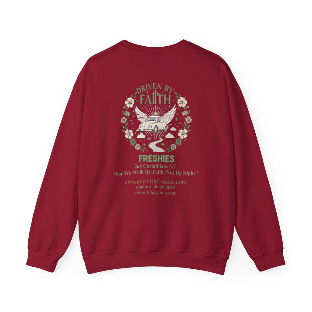 Driven By Faith Freshies Crewneck Sweatshirt- Dani