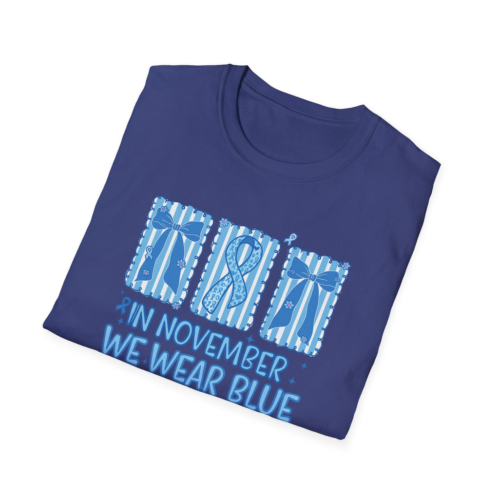 Diabetes Awareness T-Shirt — "In November We Wear Blue"