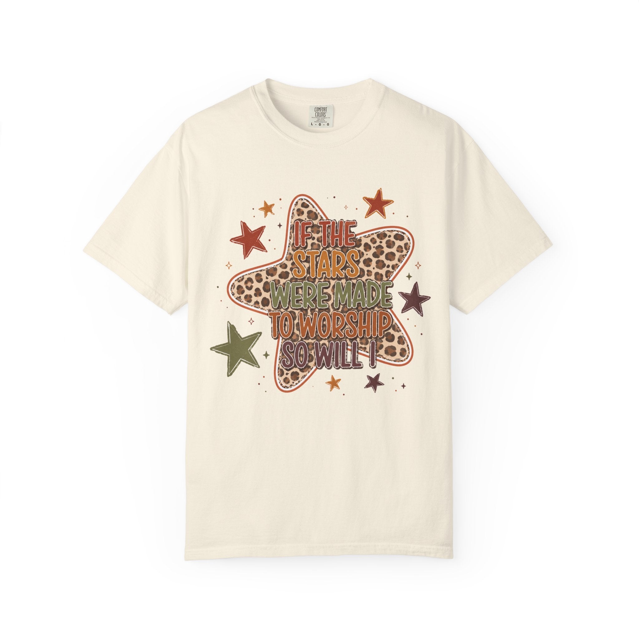 Vintage Star T-Shirt — "If the stars were made to worship so will I”
