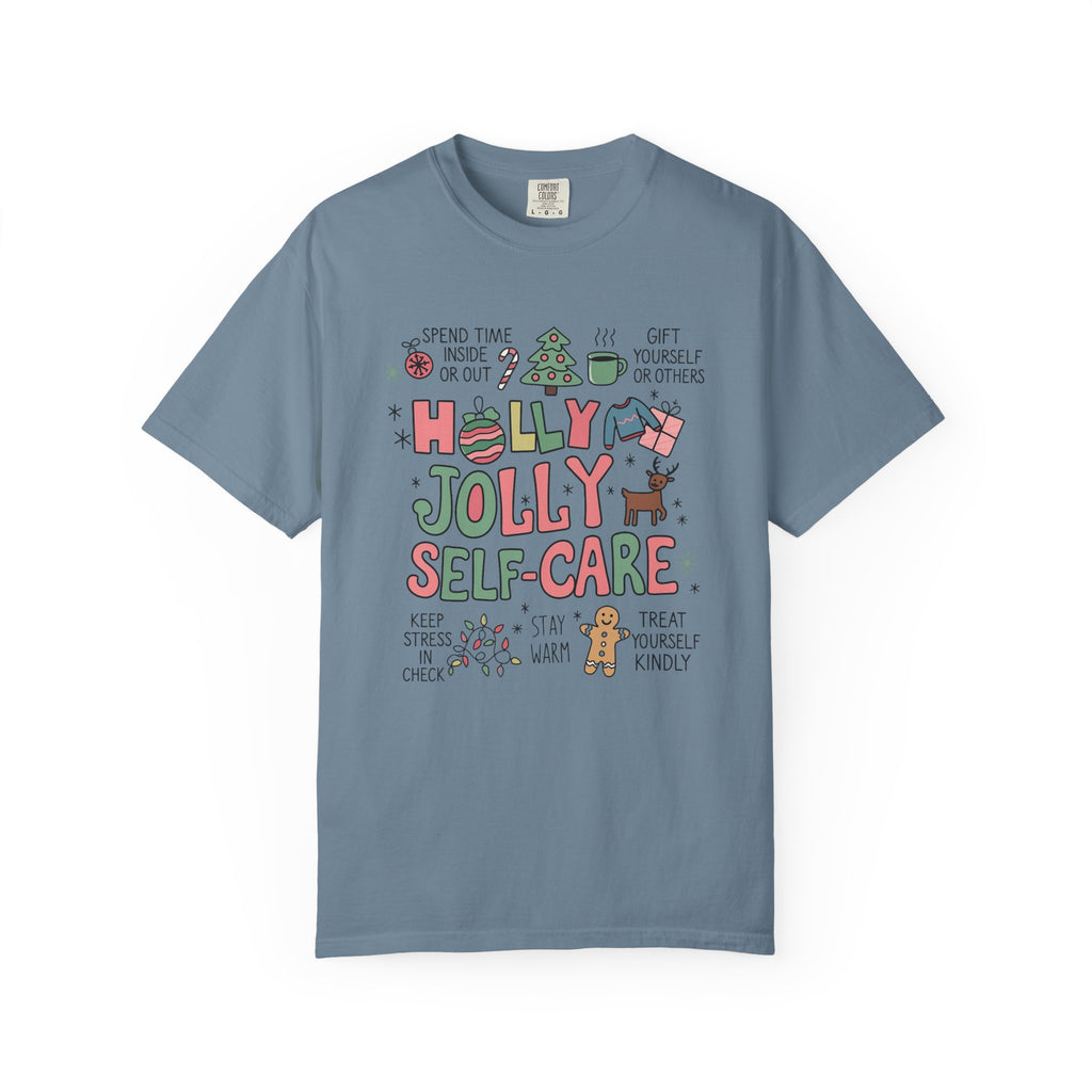 Christmas Self Care Tee — Holiday T-shirt