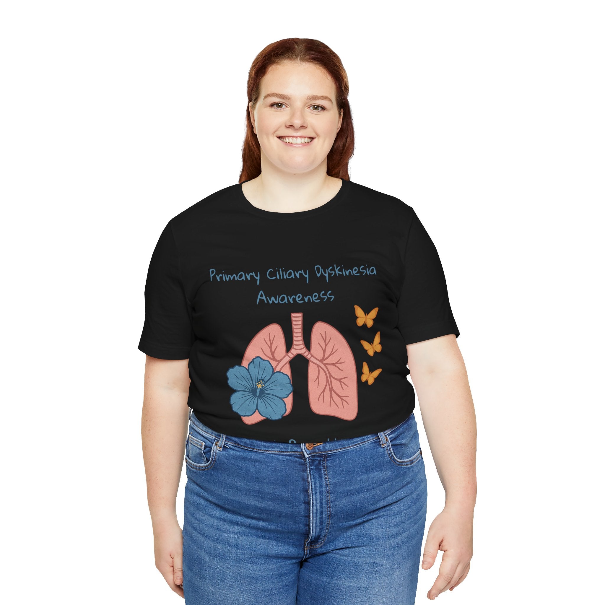 PCD Just Breathe Awareness T-Shirt